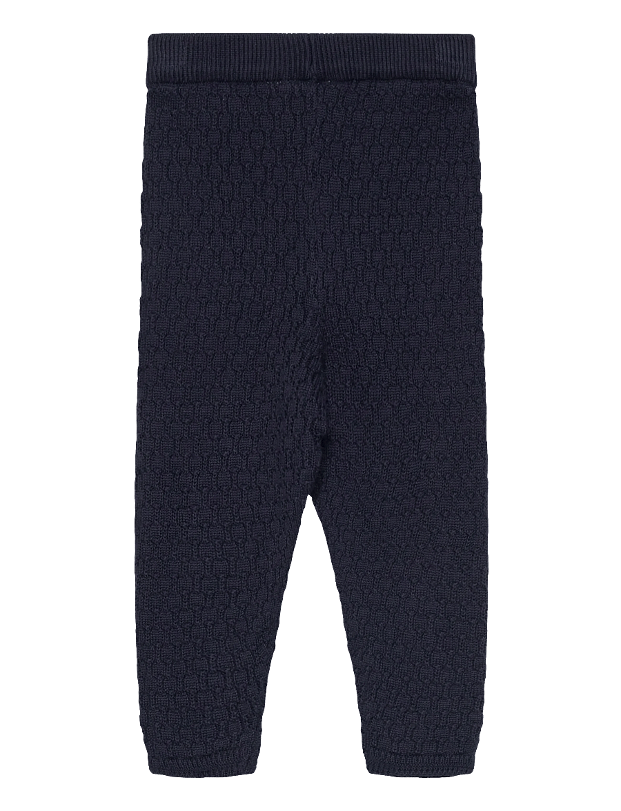 Fixoni - Pants Knit - sweatpants - navy blazer - 1