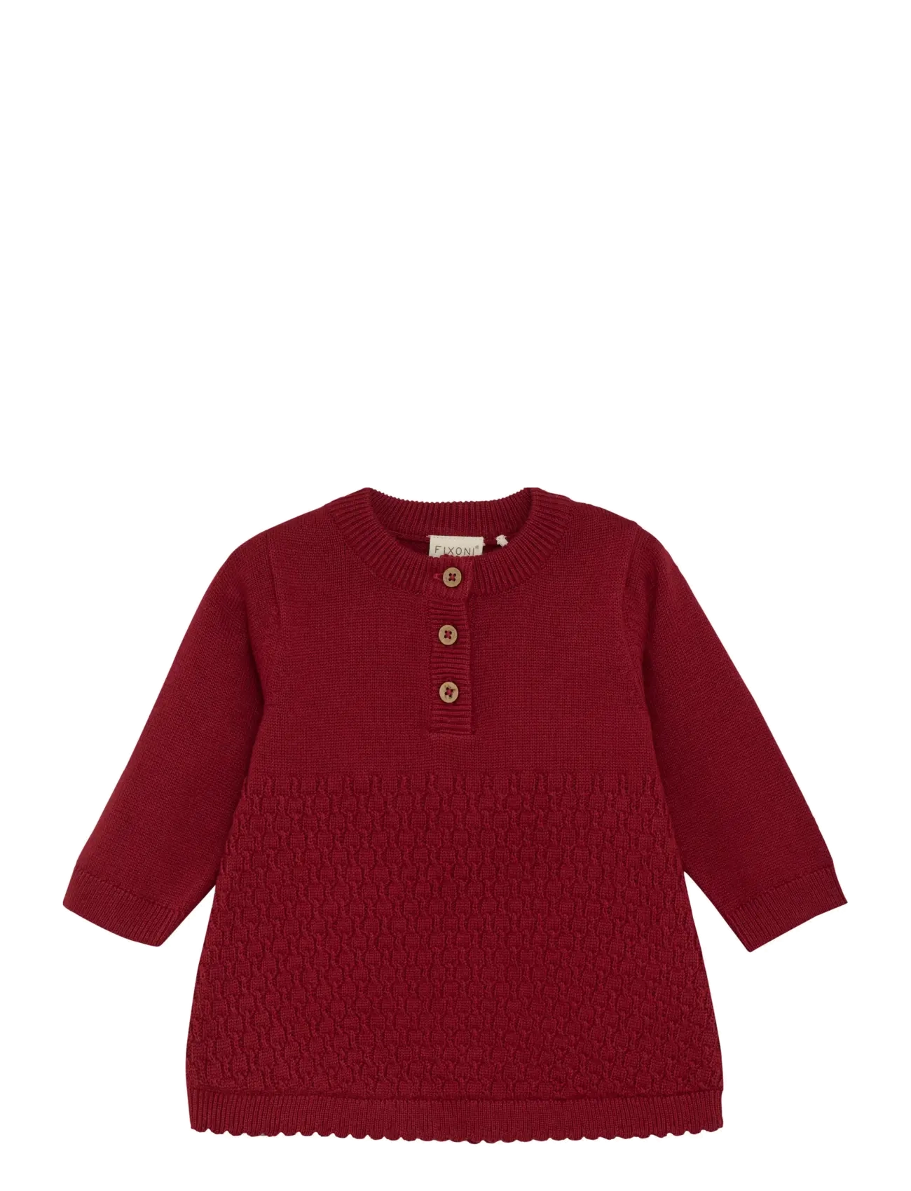 Fixoni Dress Knit - 4 for 3 - SYRAH / red