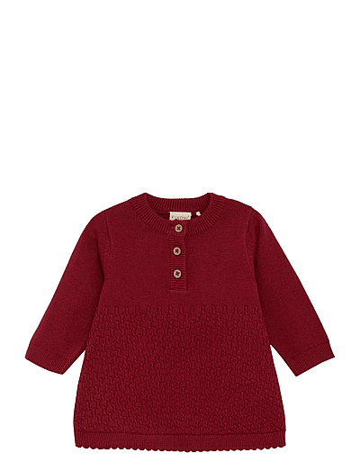Fixoni Dress Knit - Kleider - SYRAH / red