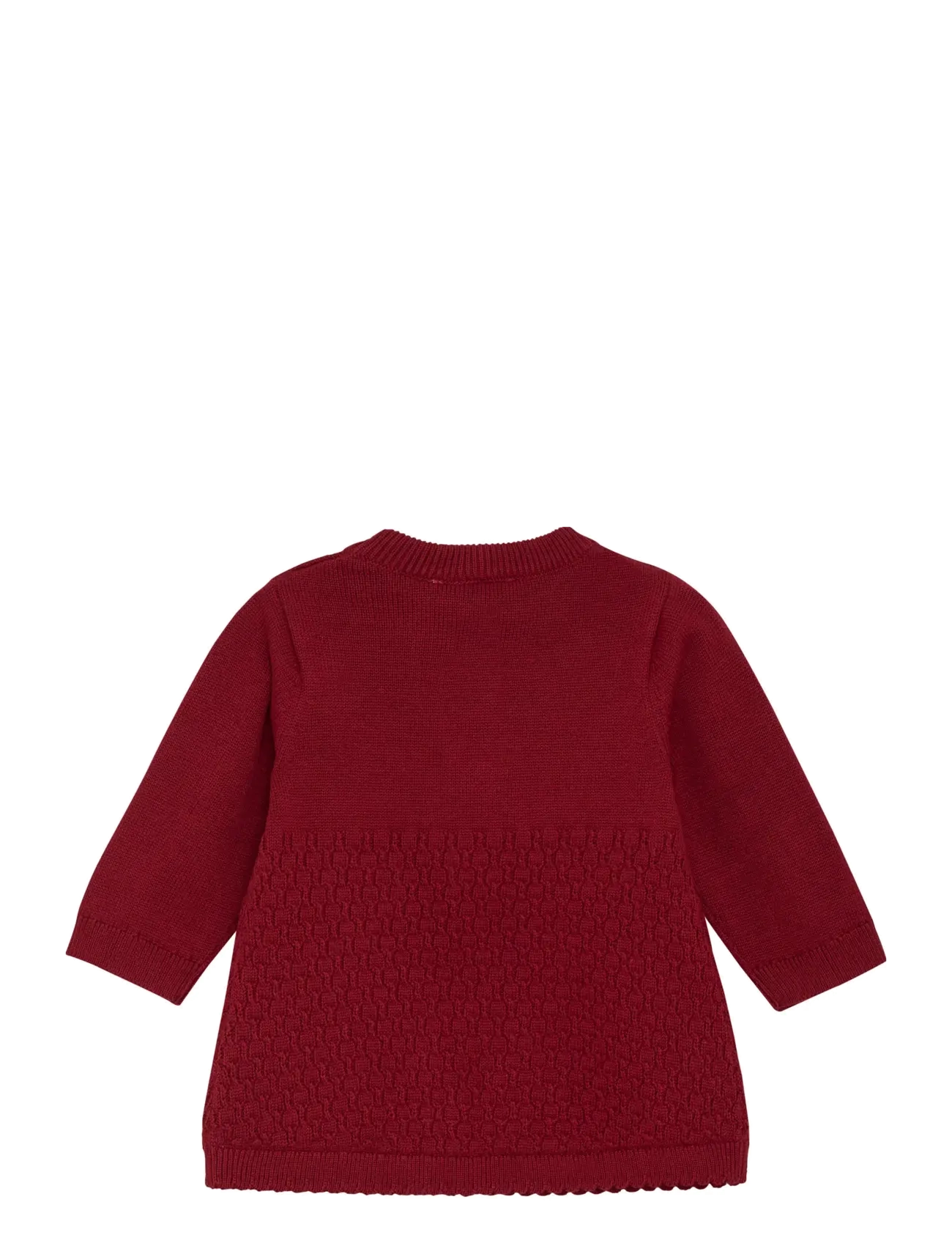 Fixoni - Dress Knit - langærmede babykjoler - syrah - 1