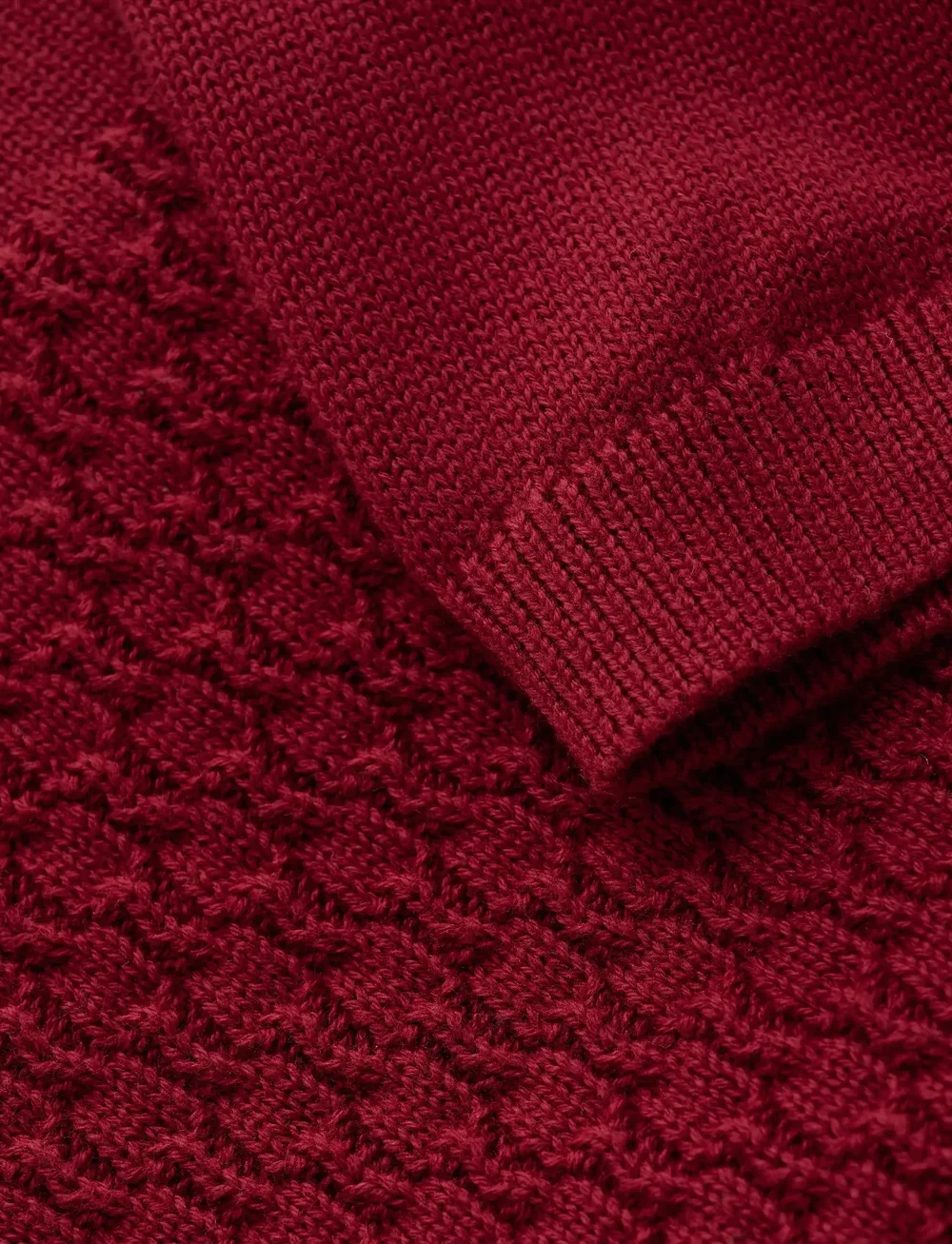 Fixoni - Dress Knit - långärmade babyklänningar - syrah - 2