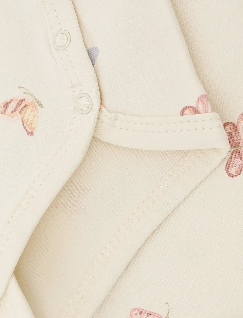 Fixoni - Wrap Body LS - långärmade bodies - bleached mauve - 2