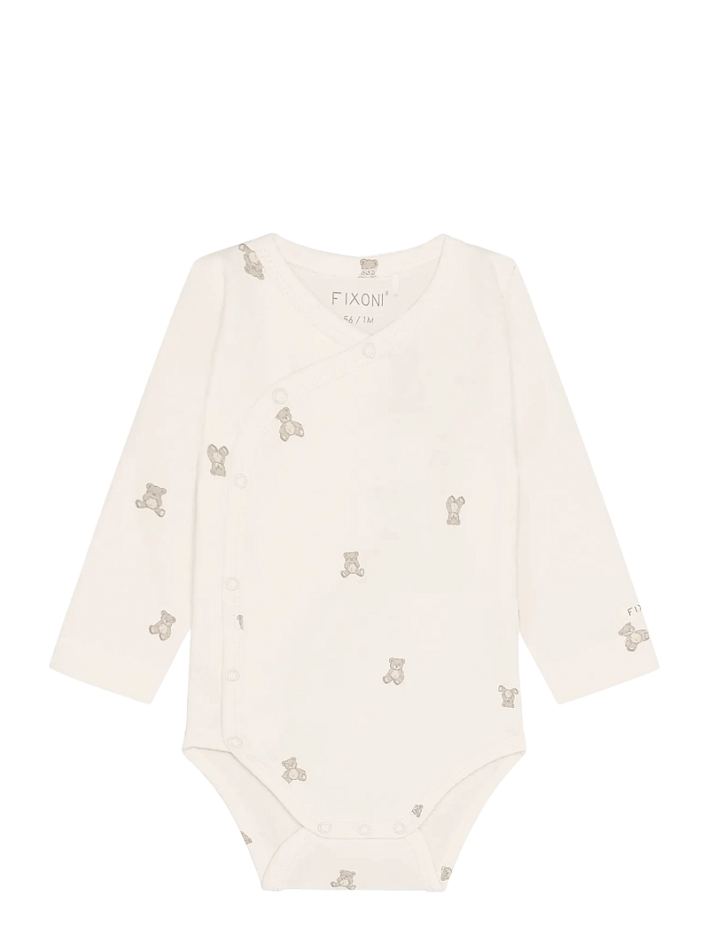 Fixoni - Wrap Body LS - långärmade bodies - pure cashmere - 1