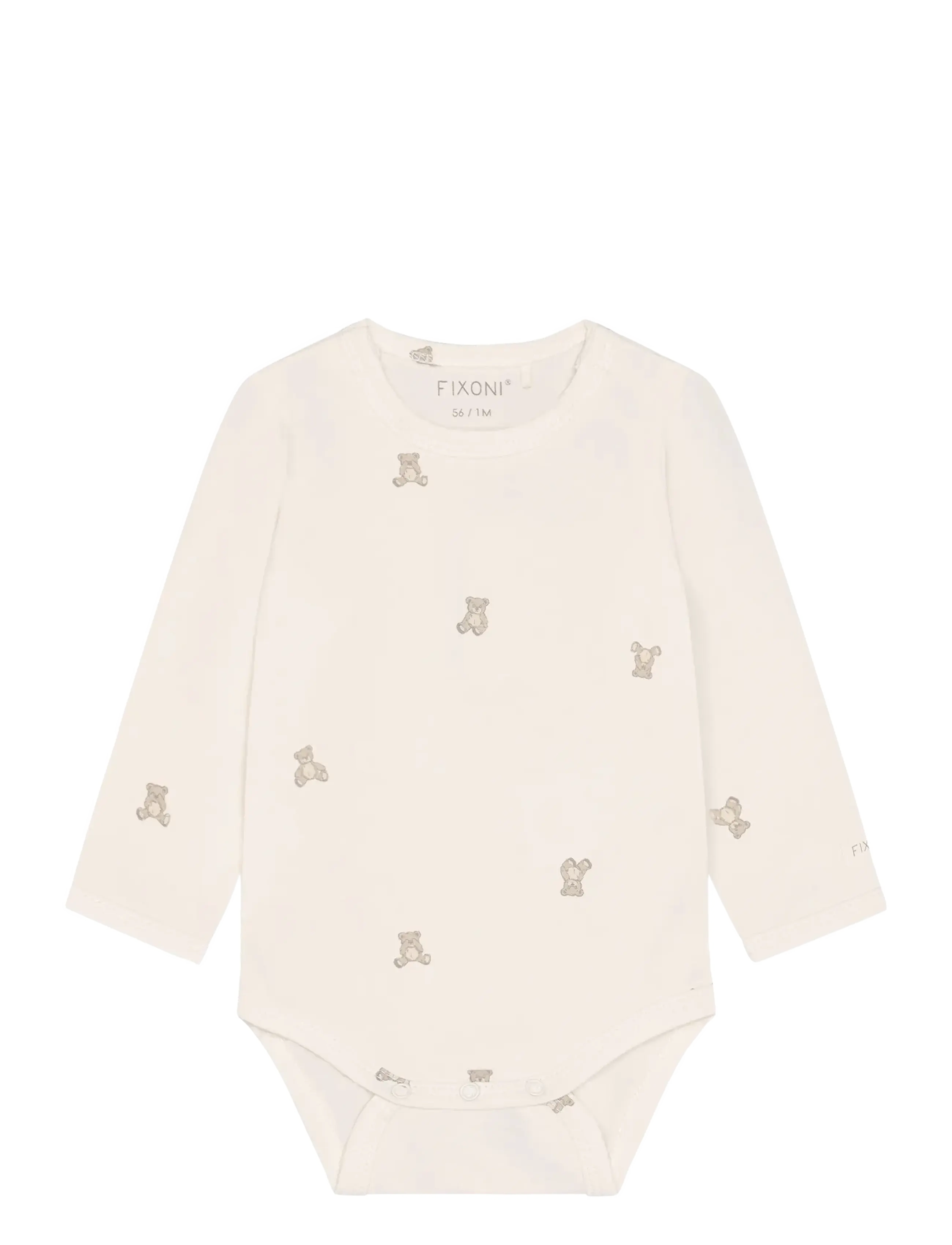 Fixoni Body Ls, 92, Cream, Bodys > Langærmede, Børn