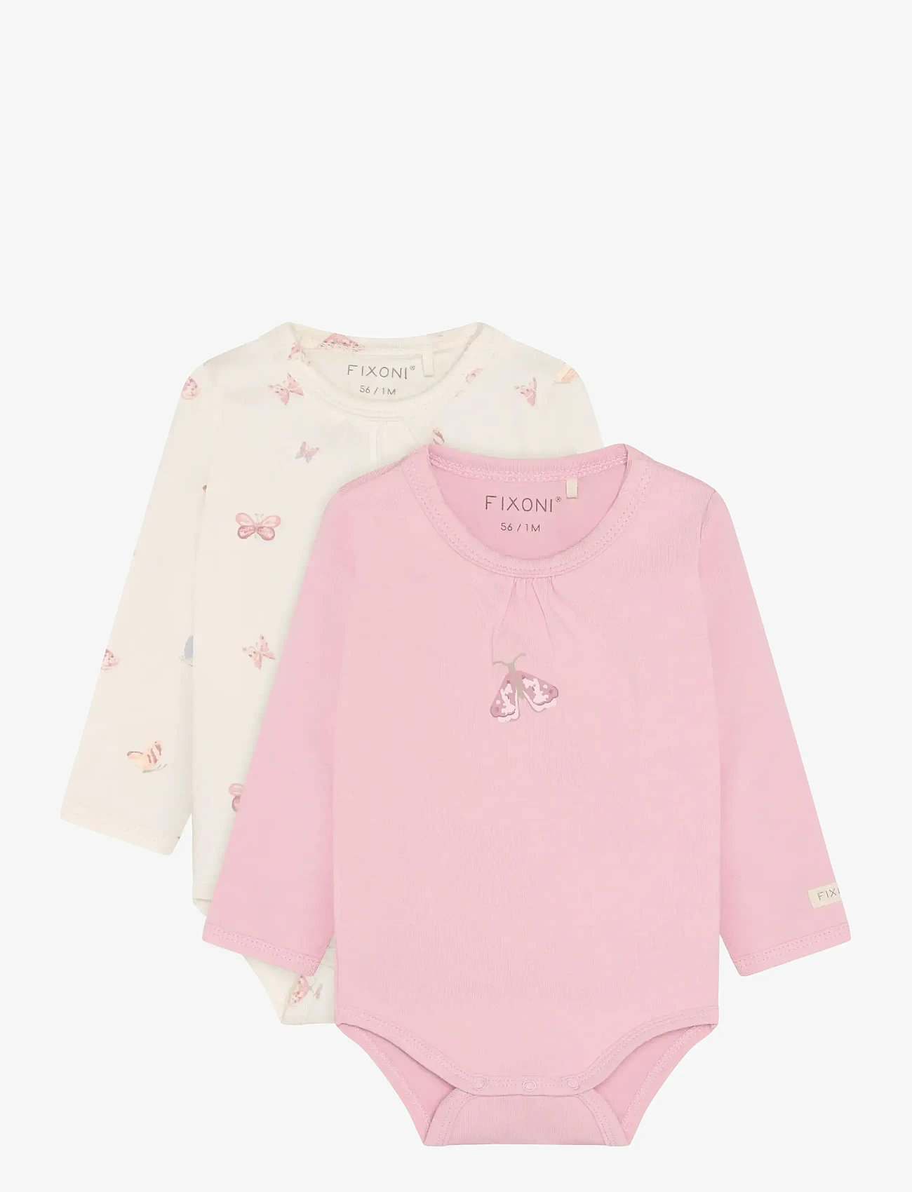 Fixoni - Body LS 2-Pack - langärmelig - bleached mauve - 0