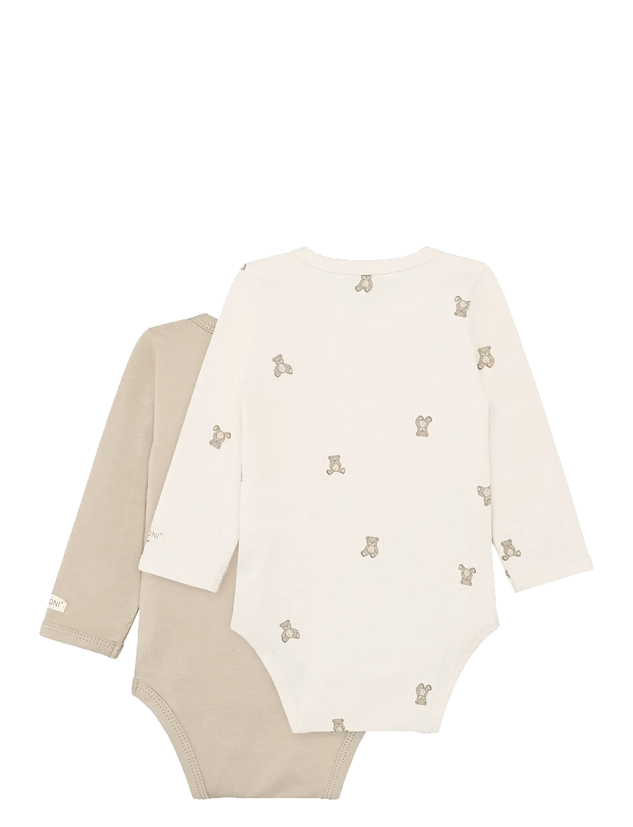Fixoni - Body LS 2-Pack - długie rękawy - pure cashmere - 2