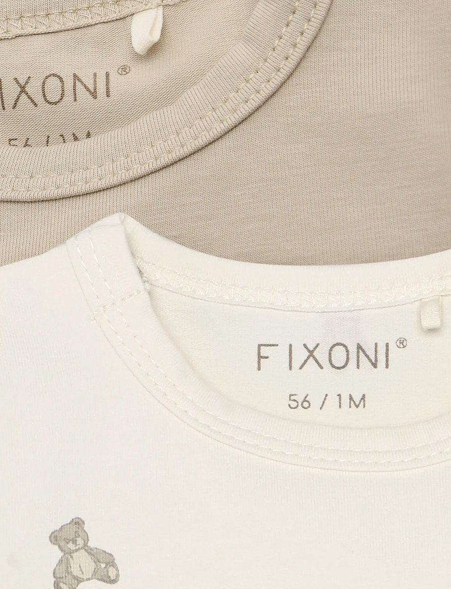 Fixoni - Body LS 2-Pack - długie rękawy - pure cashmere - 5