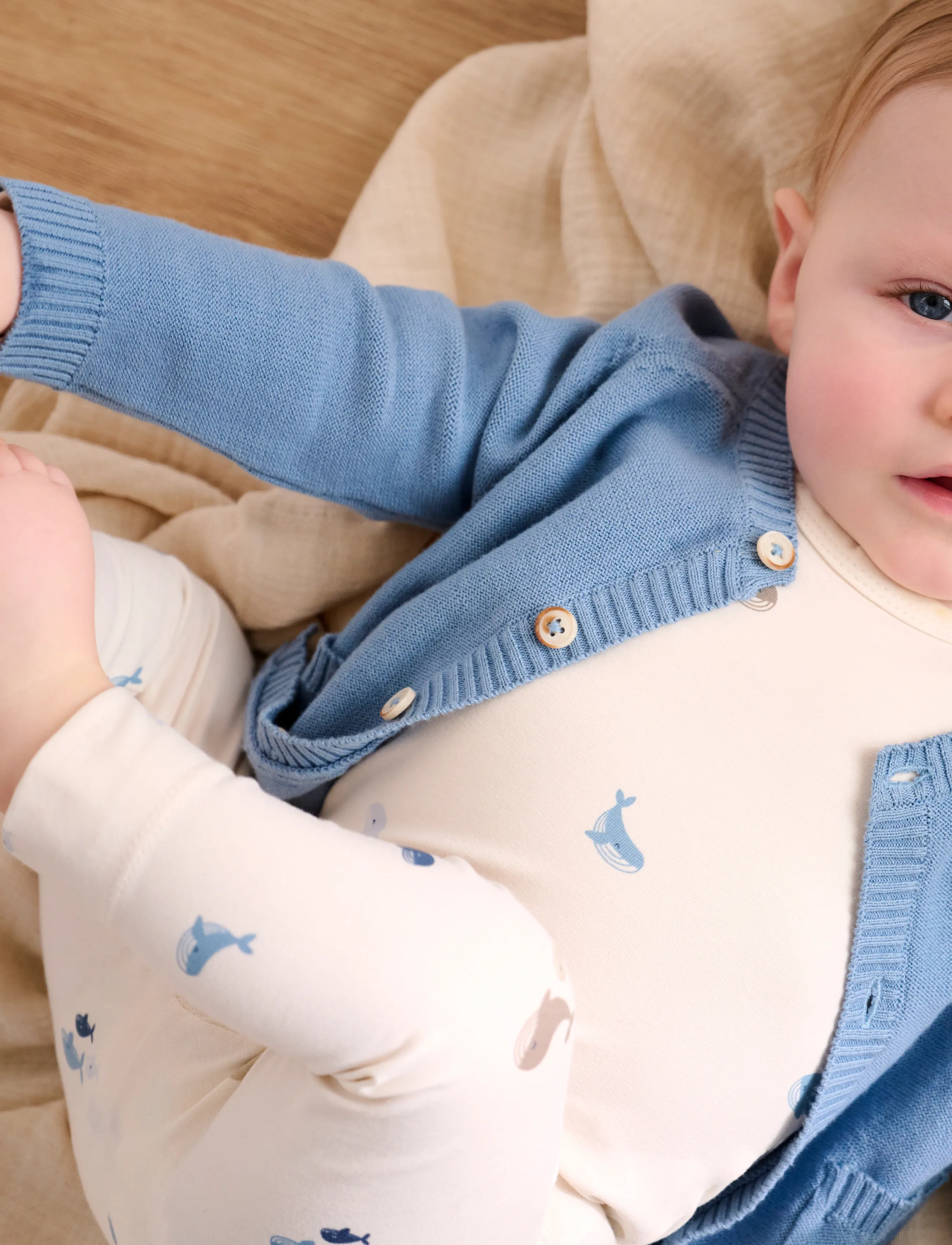 Fixoni Leggings - Leggings - ARCTIC ICE / beige