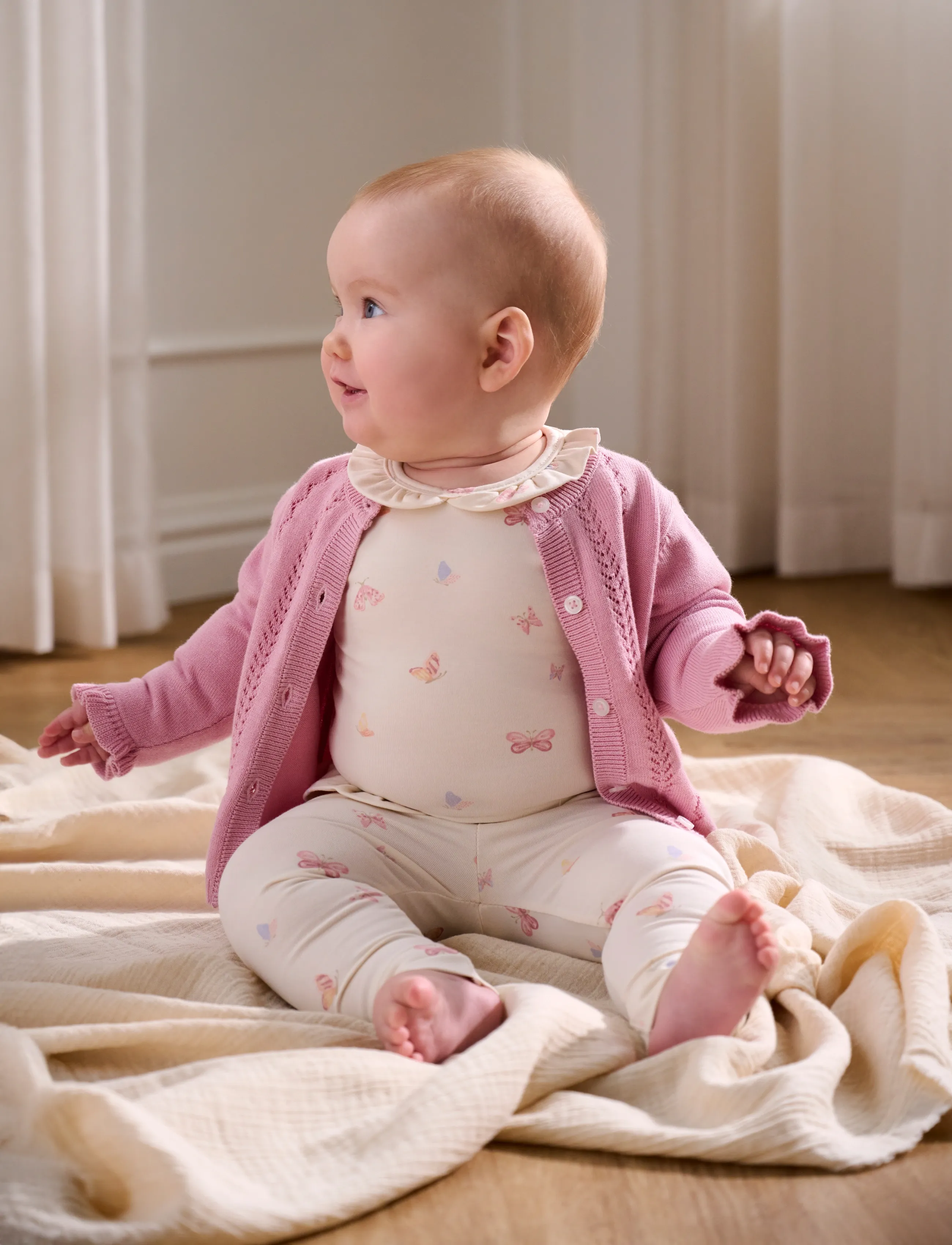 Fixoni Leggings, 74, Pink, Underdele > Leggings, Børn