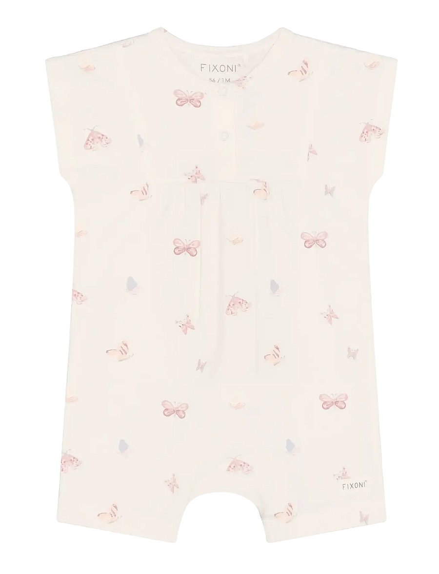 Fixoni - Romper SS - krótki rękaw - bleached mauve - 0