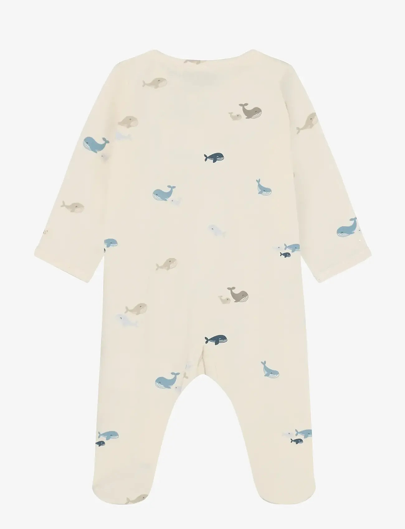 Fixoni - Nightsuit w. Feet - sleeping overalls - arctic ice - 1