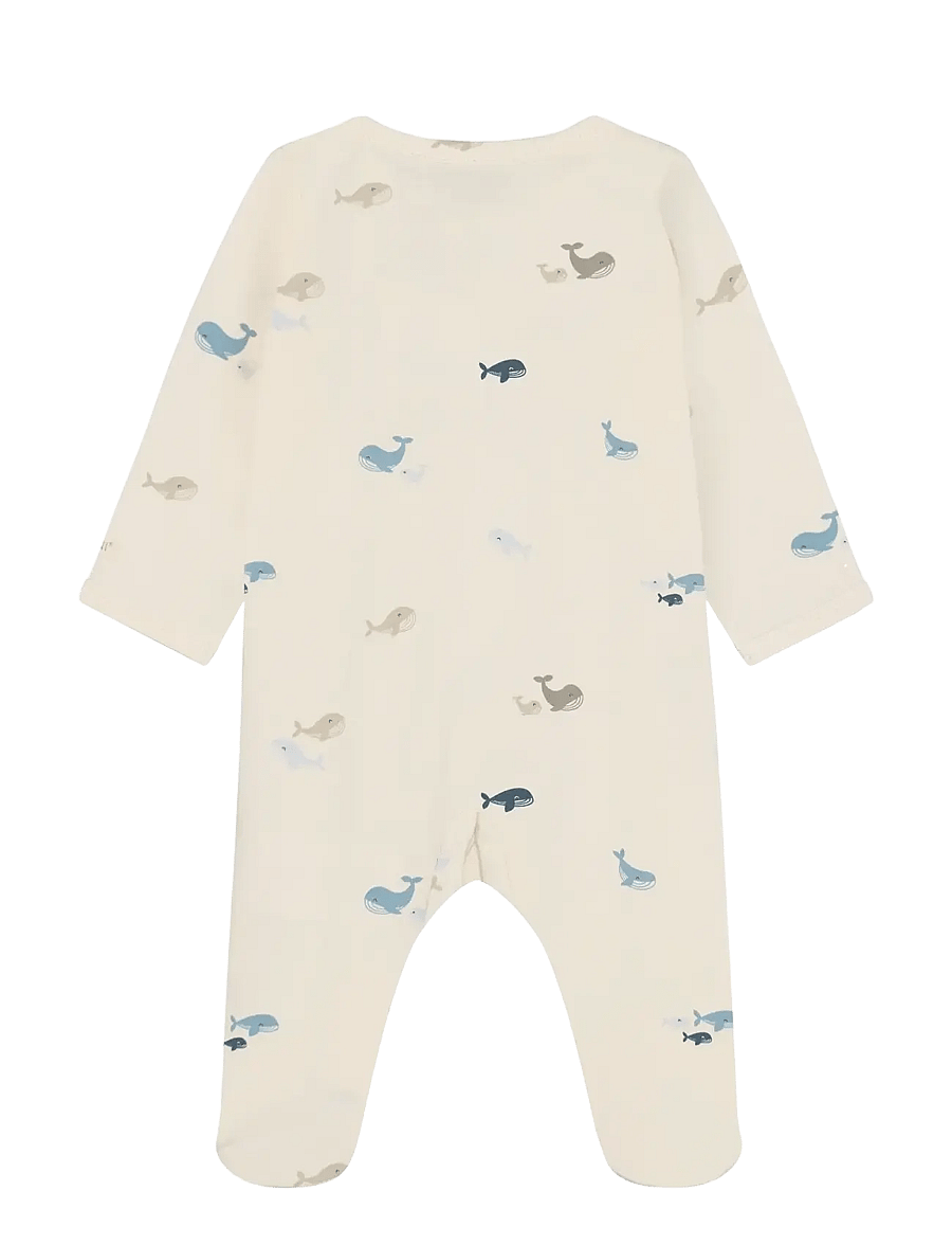Fixoni - Nightsuit w. Feet - schlafoveralls - arctic ice - 1