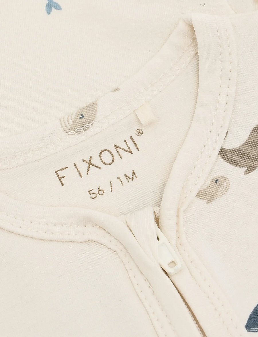 Fixoni - Nightsuit w. Feet - schlafoveralls - arctic ice - 2