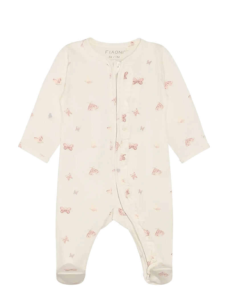 Fixoni - Nightsuit w. Feet - natdragter - bleached mauve - 0