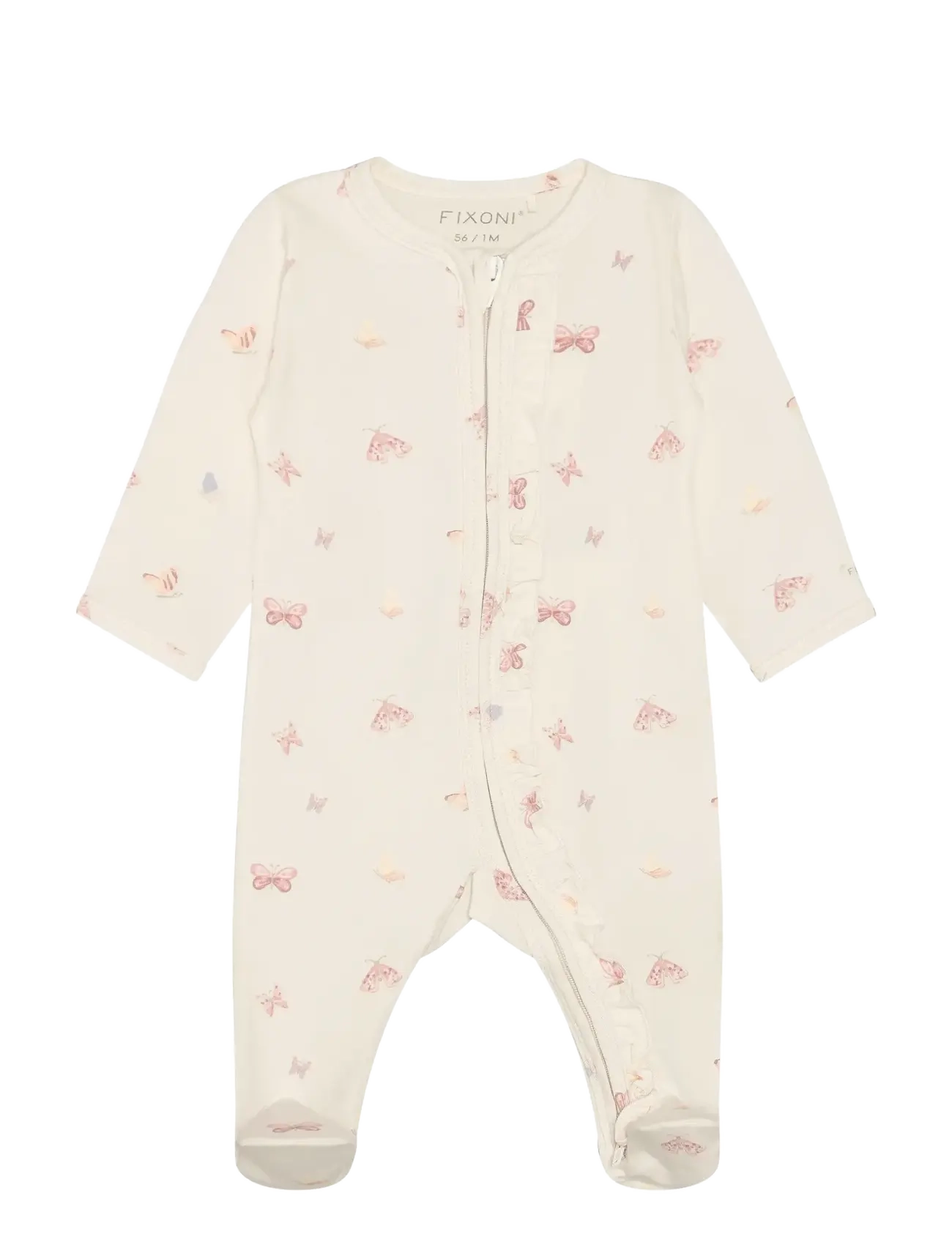 Fixoni Nightsuit w. Feet - 4 for 3 - BLEACHED MAUVE / pink/rose
