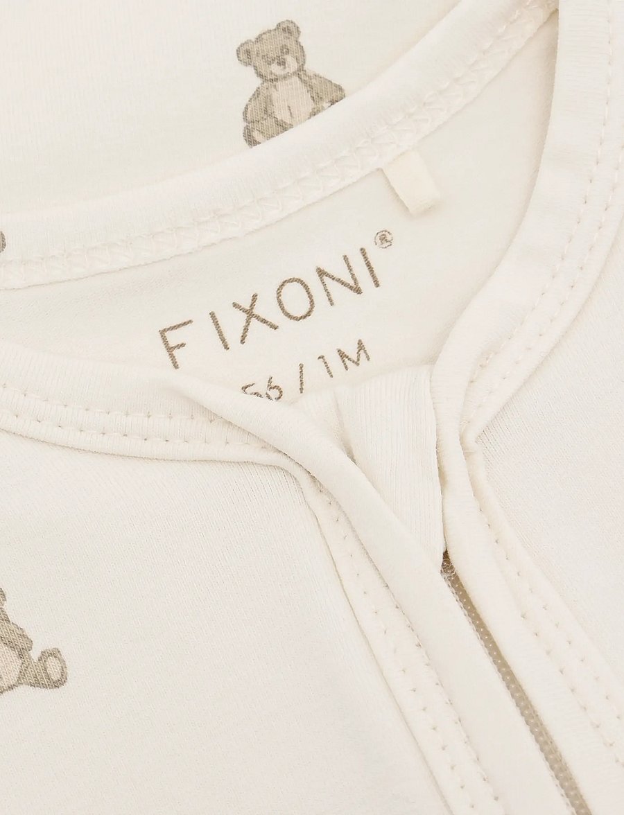Fixoni - Nightsuit w. Feet - schlafoveralls - pure cashmere - 2