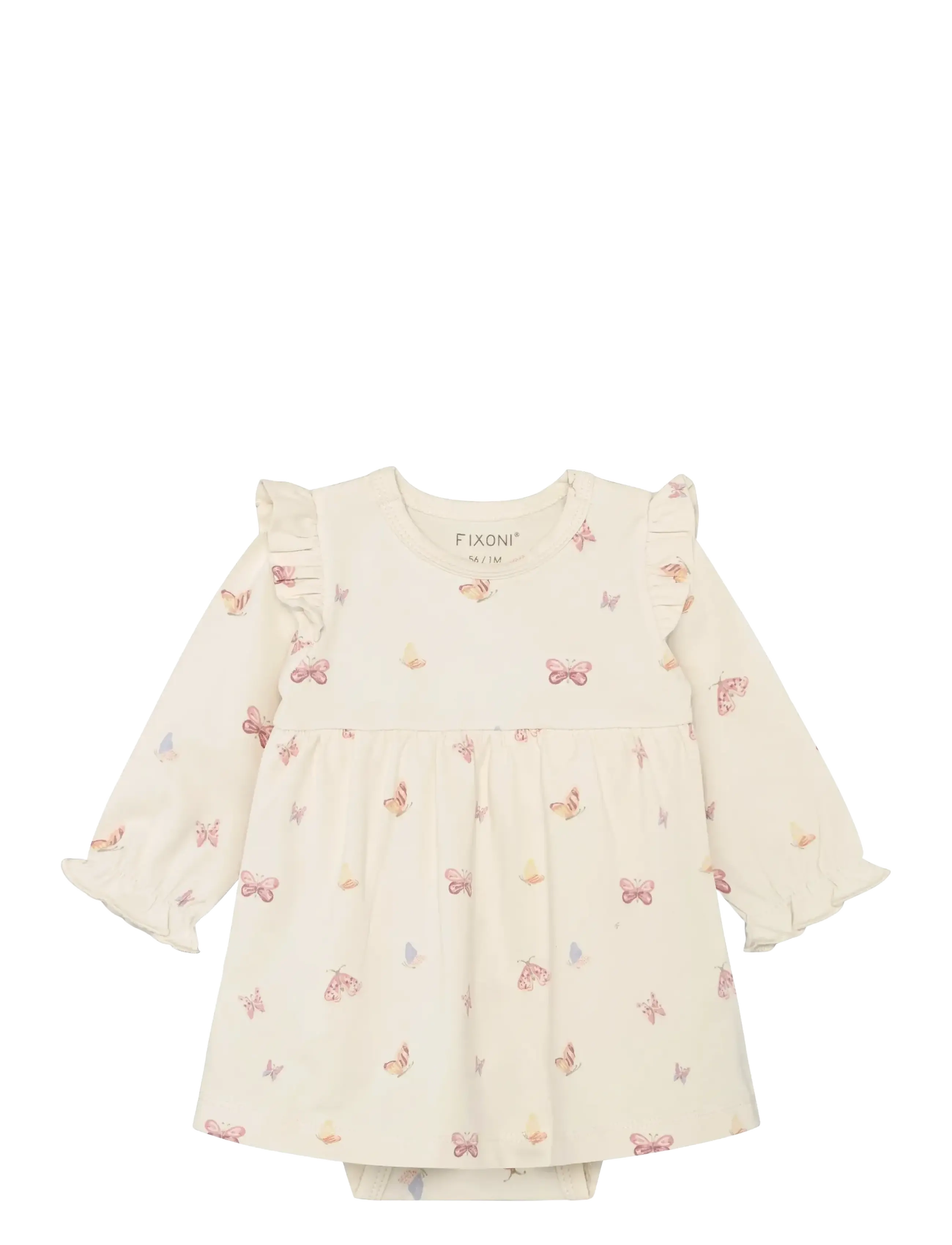 Fixoni Body Dress LS - Neuheiten - BLEACHED MAUVE / cream