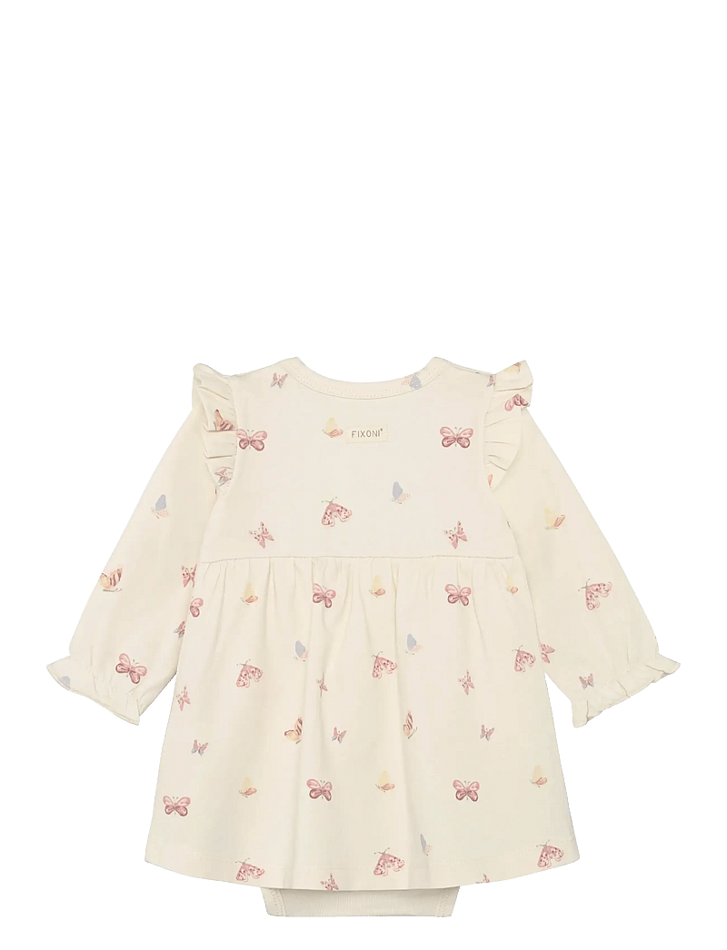 Fixoni - Body Dress LS - langärmelige babykleider - bleached mauve - 2