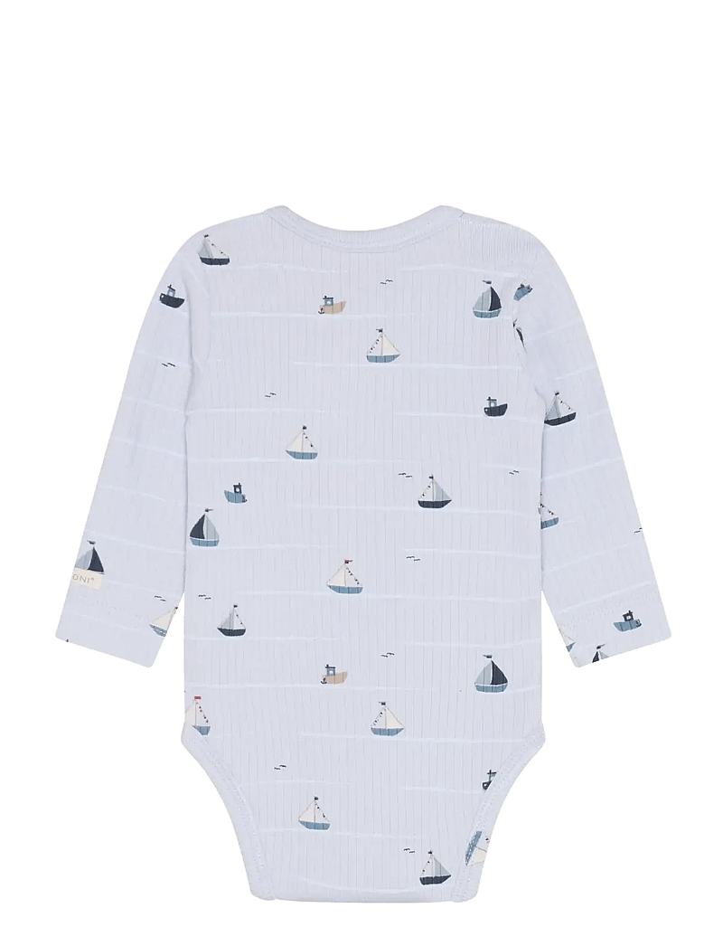Fixoni - Body LS Rib - langærmede bodyer - arctic ice - 2