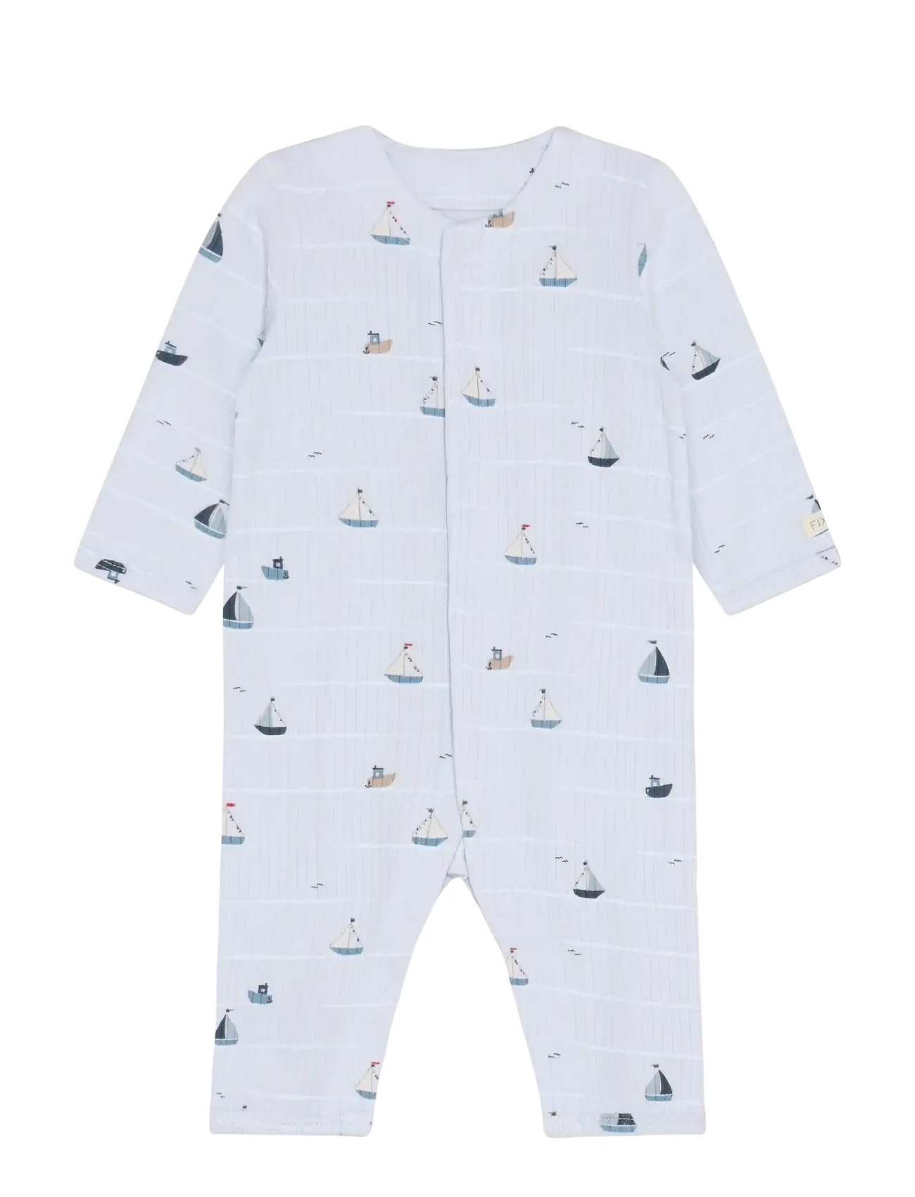 FIXONI Romper Ls Rib Patterned - 80 - Kinder