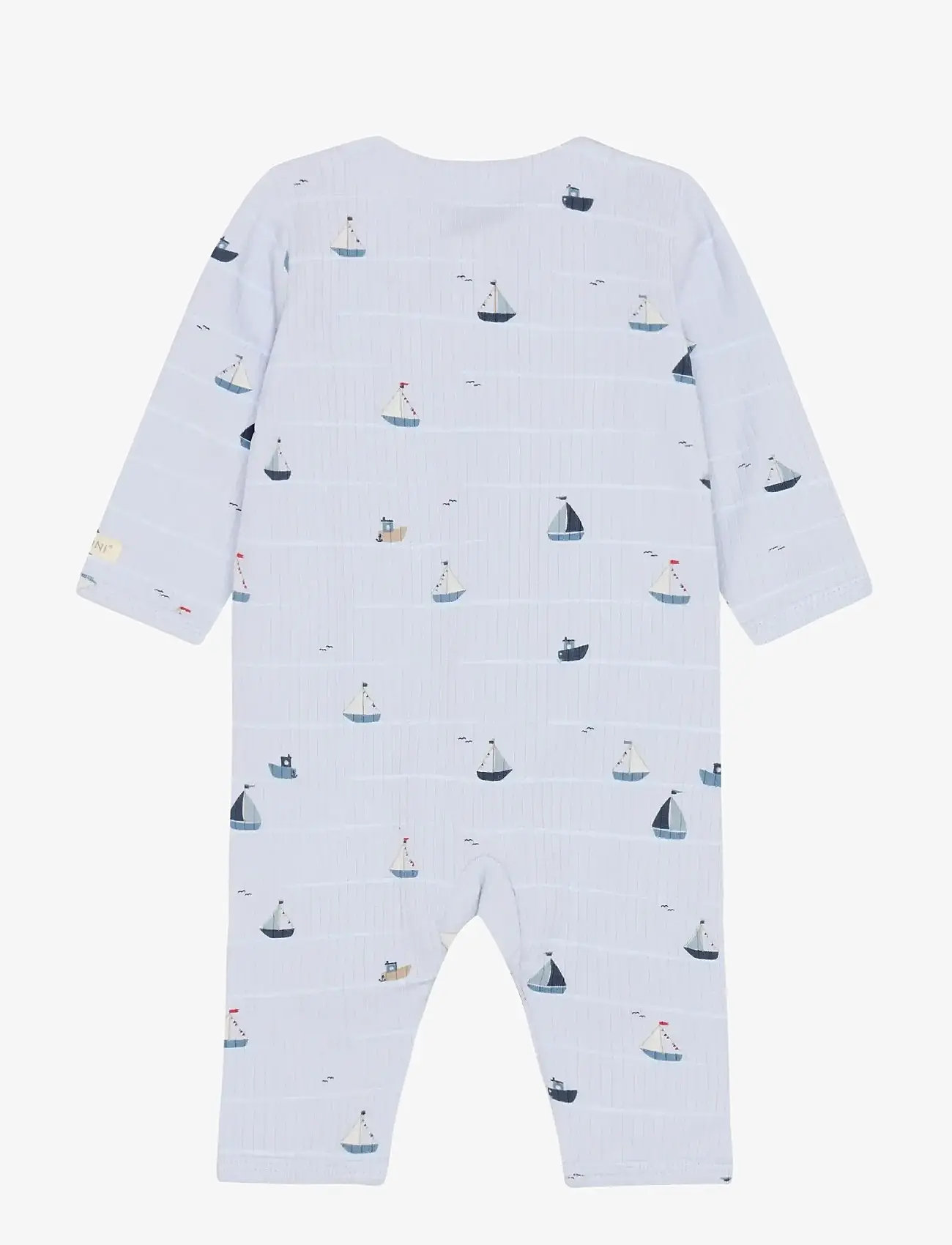 Fixoni - Romper LS Rib - pikkade varrukatega - arctic ice - 2