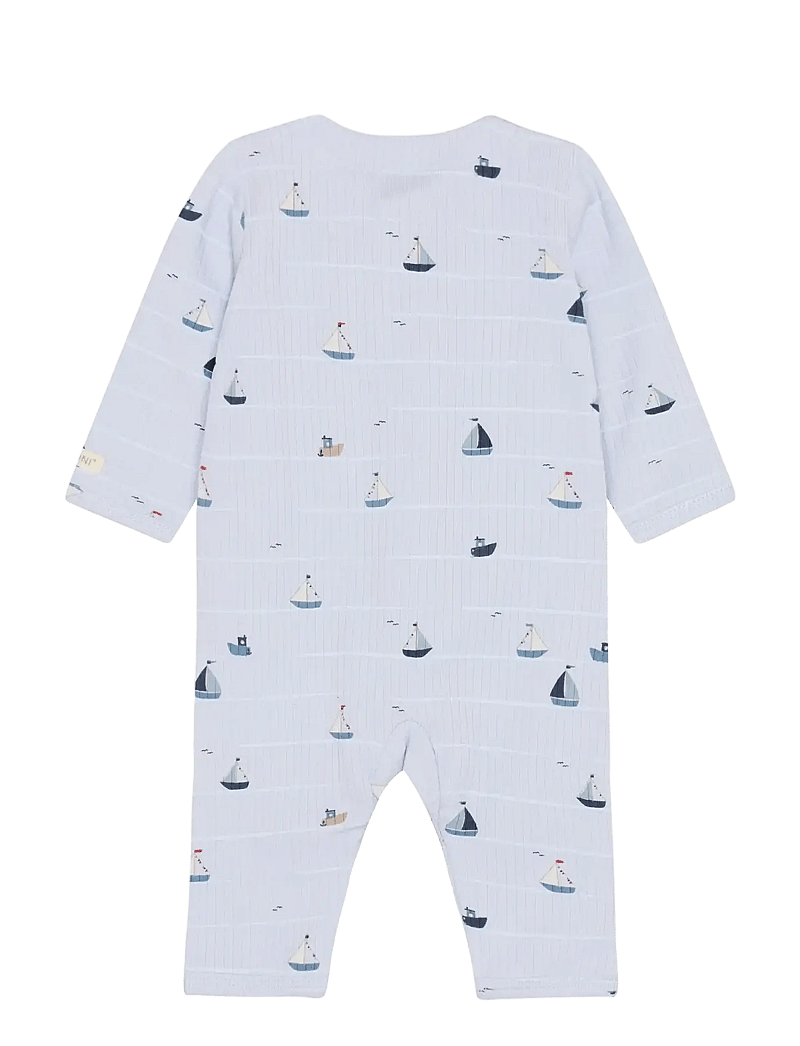 Fixoni - Romper LS Rib - pikkade varrukatega - arctic ice - 2