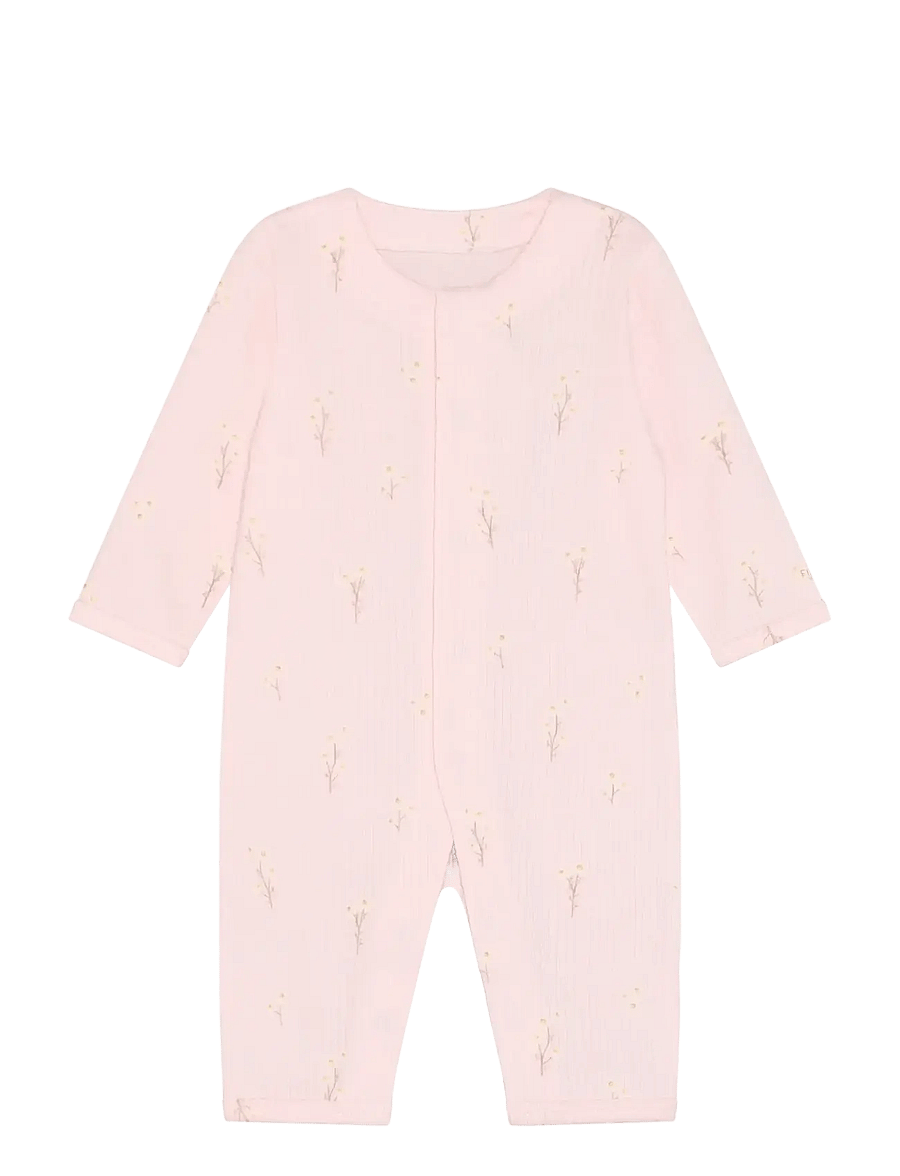 Fixoni - Romper LS Rib - långärmade bodysuits - potpourri - 0