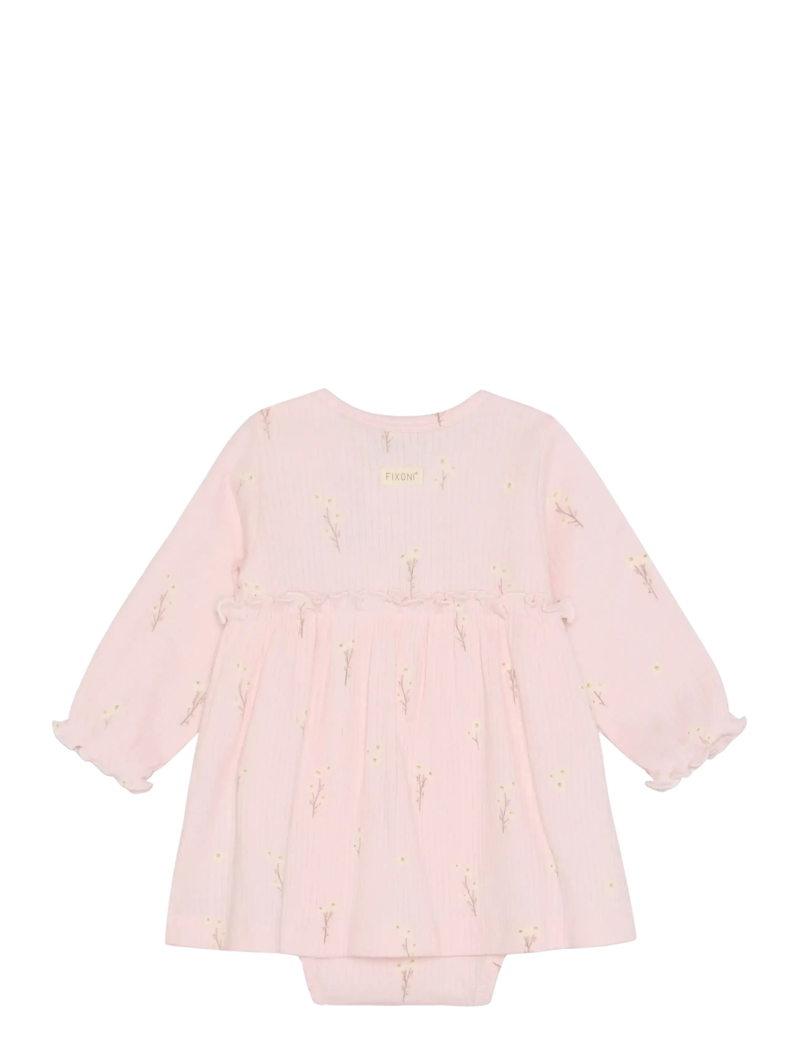 Fixoni - Body Dress LS Rib - long-sleeved baby dresses - potpourri - 1