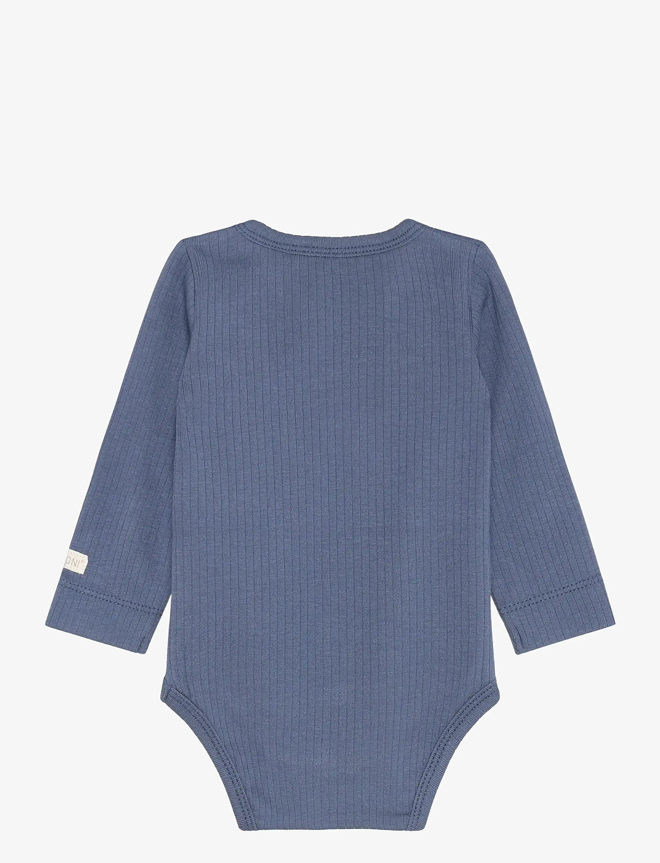 Fixoni - Body LS Rib - langærmede bodyer - vintage indigo - 1