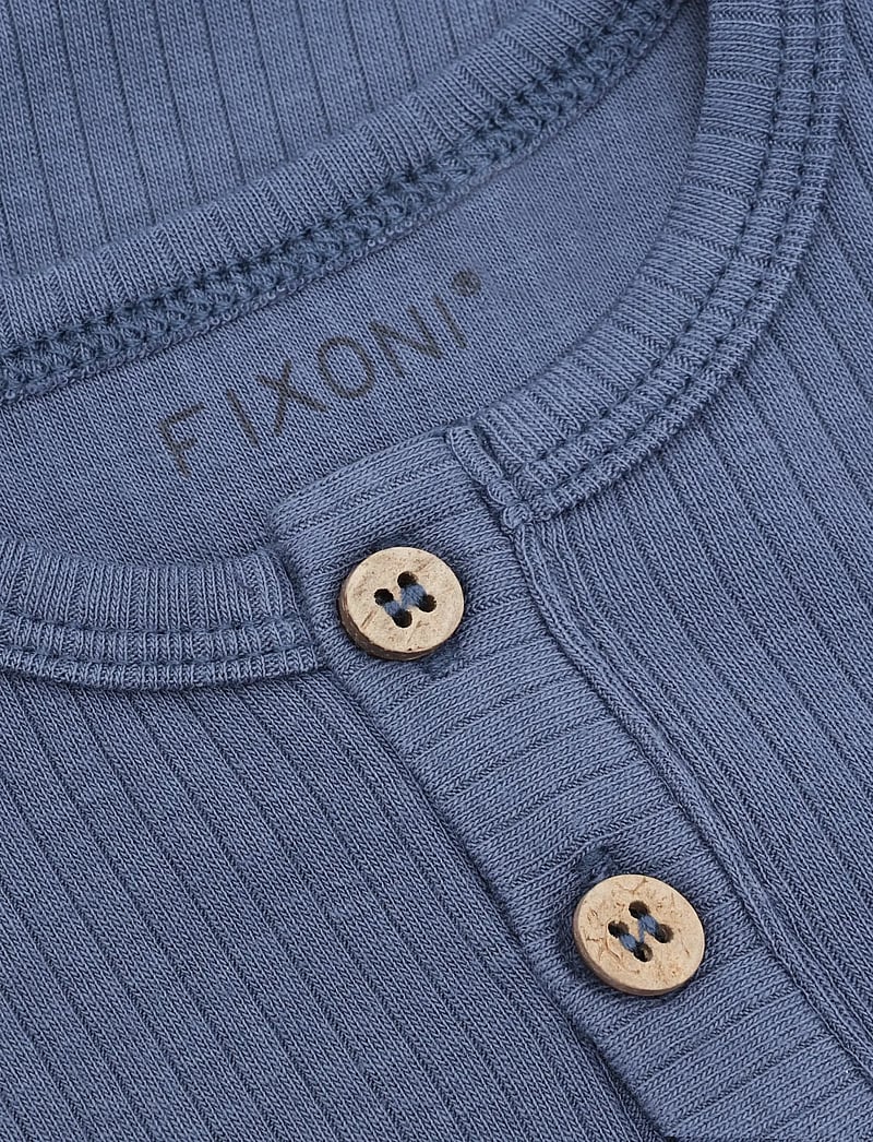 Fixoni - Body LS Rib - langærmede bodyer - vintage indigo - 2
