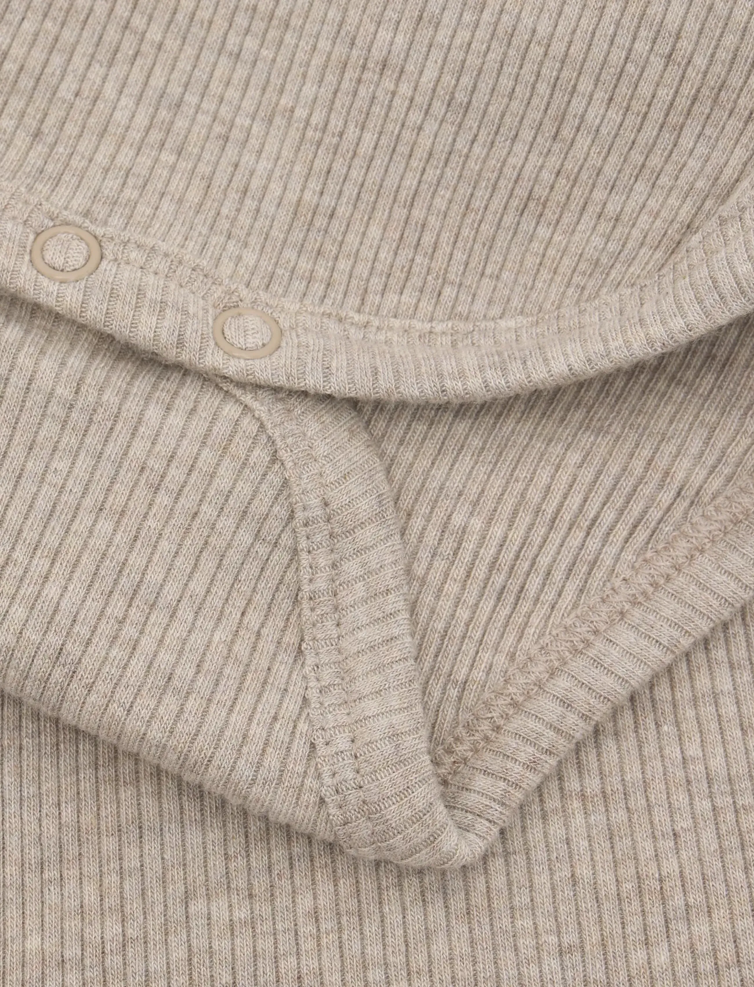Fixoni - Body LS Melange Rib - langærmede bodyer - pure cashmere melange - 2