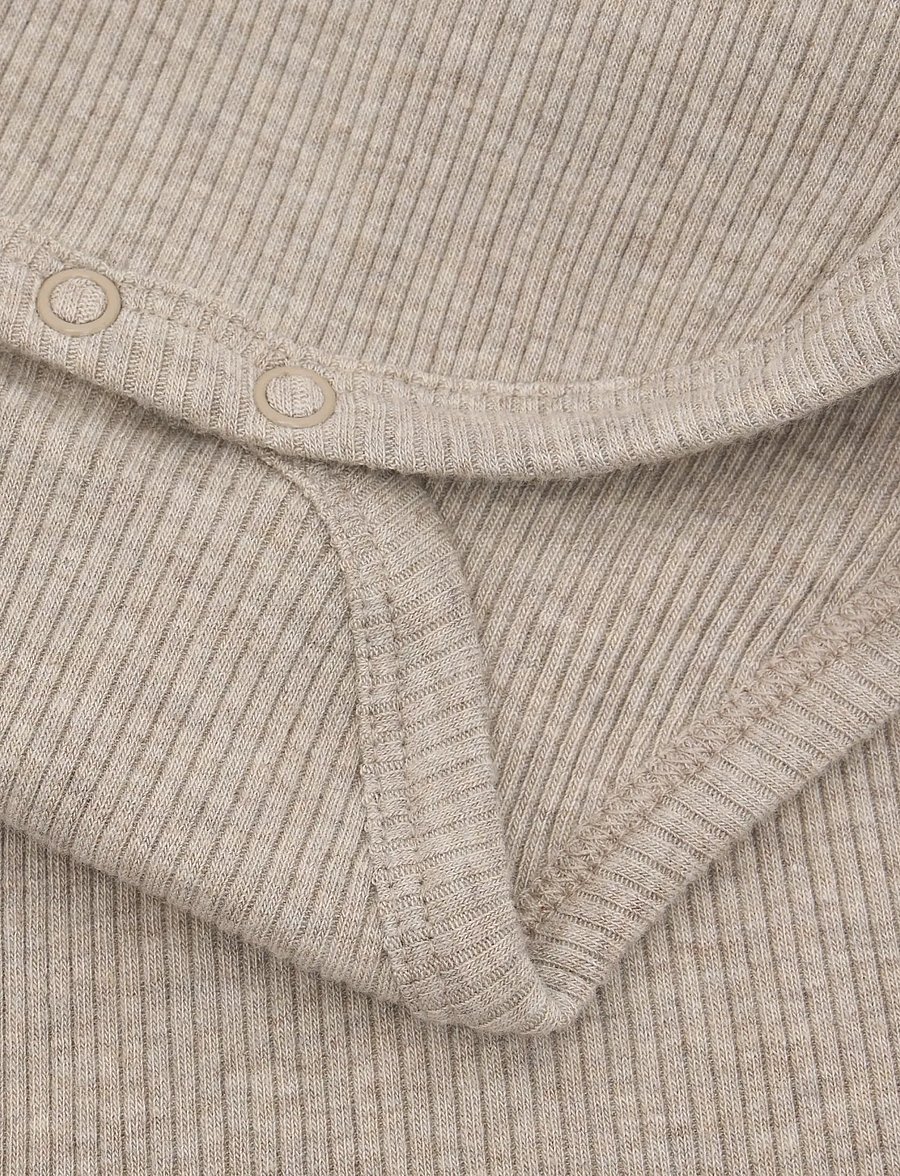Fixoni - Body LS Melange Rib - langärmelige bodys - pure cashmere melange - 2