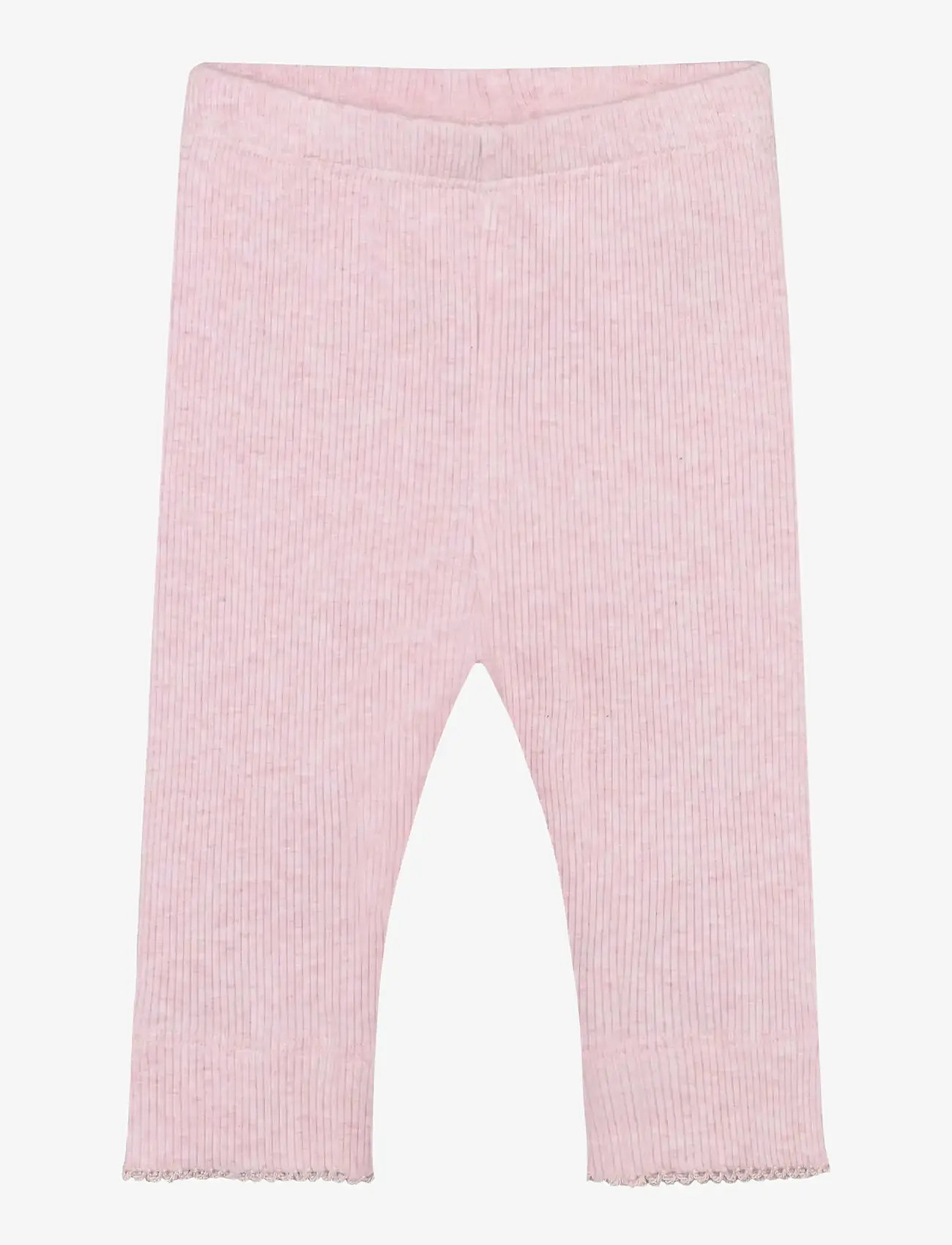 Fixoni - Leggings Melange Rib - leggings - bleached mauve melange - 0