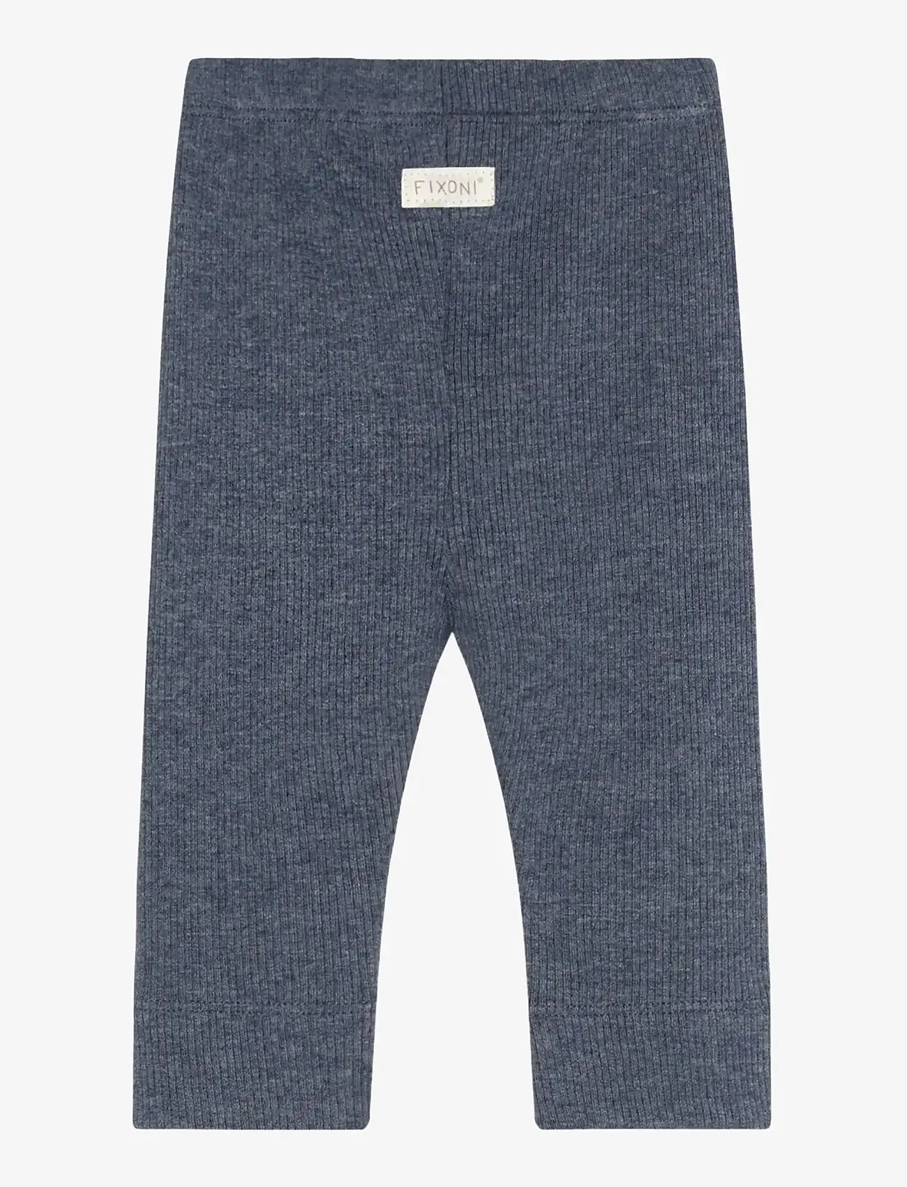 Fixoni - Leggings Melange Rib - leggings - vintage indigo melange - 1