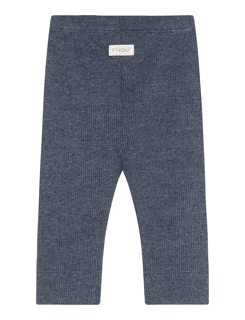 Fixoni - Leggings Melange Rib - leggings - vintage indigo melange - 1