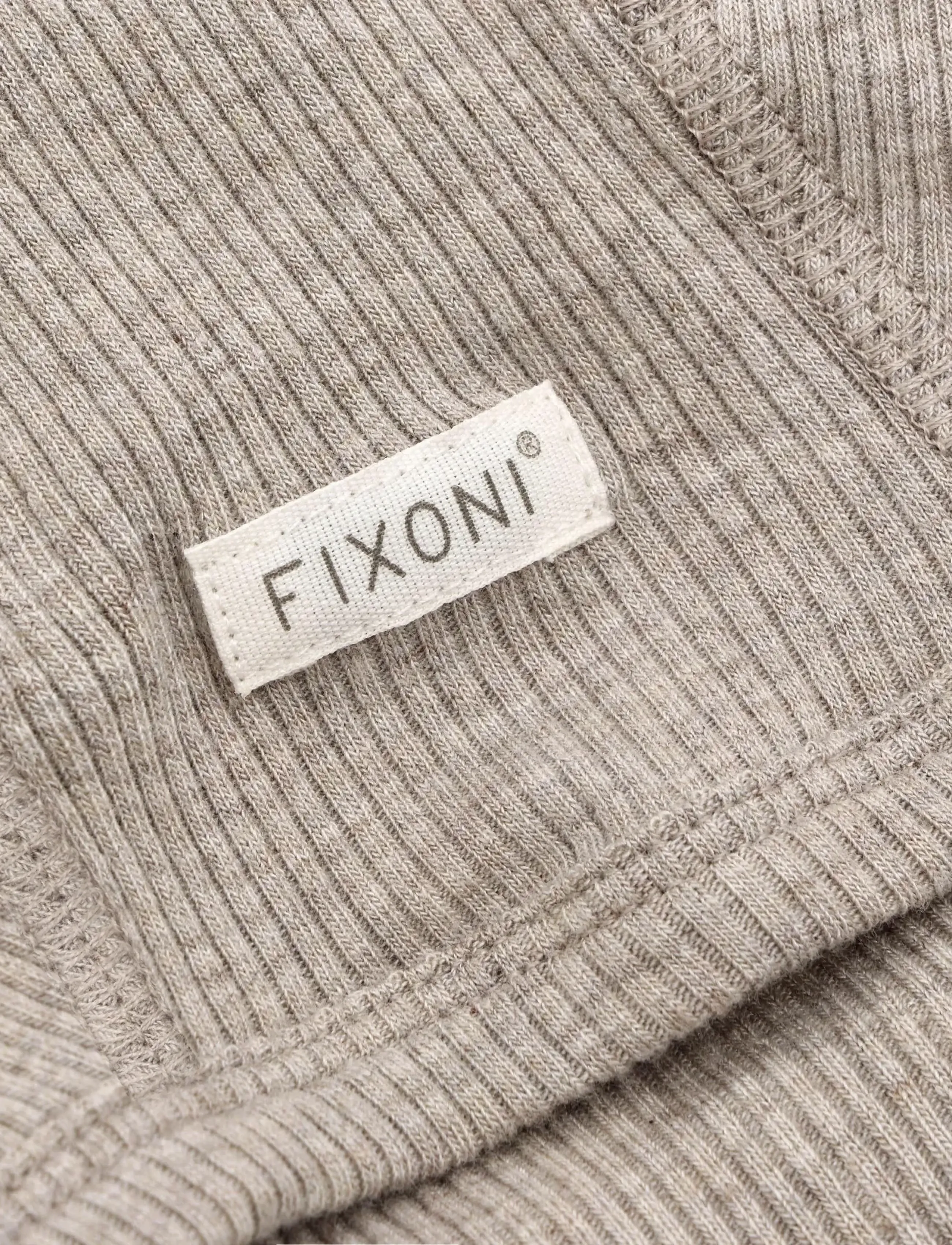 Fixoni - Helmet Melange Rib - babymützen - pure cashmere melange - 3