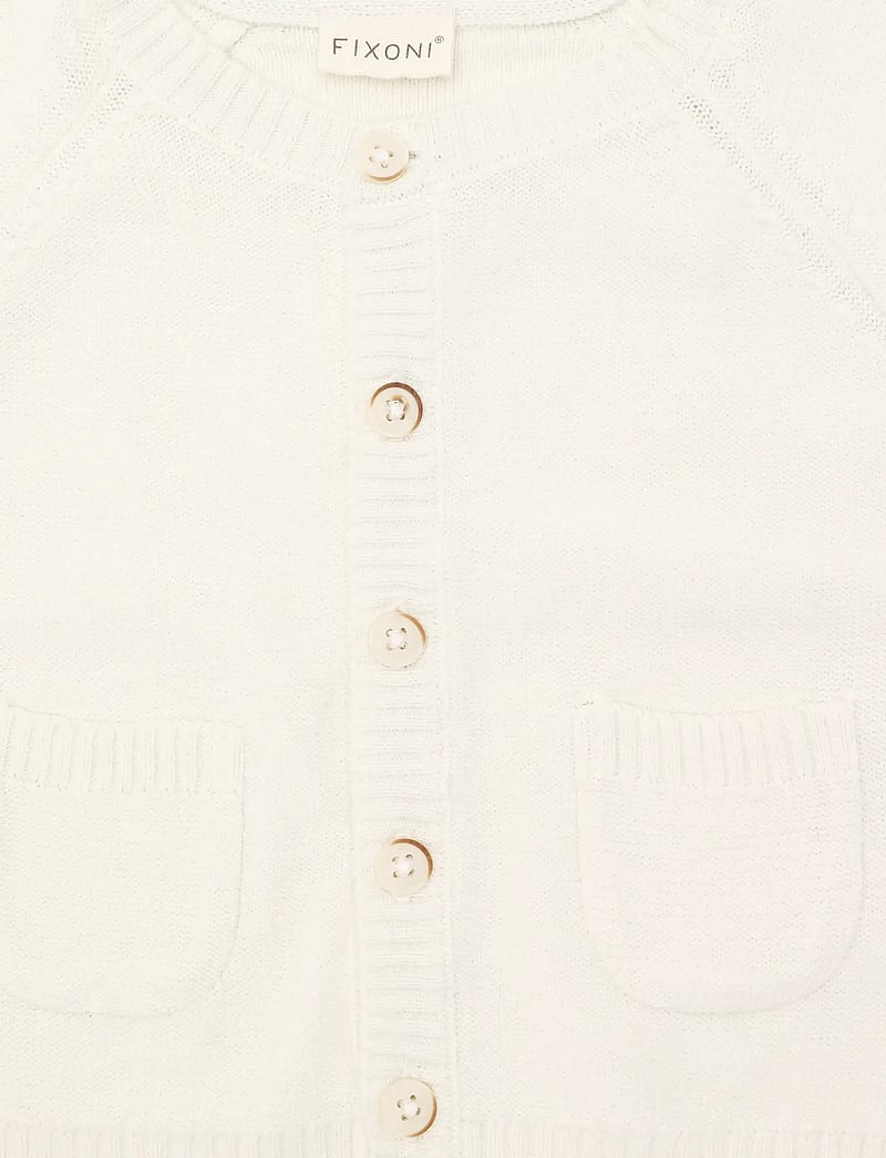 Fixoni - Cardigan Knit - kardiganid - antique white - 3