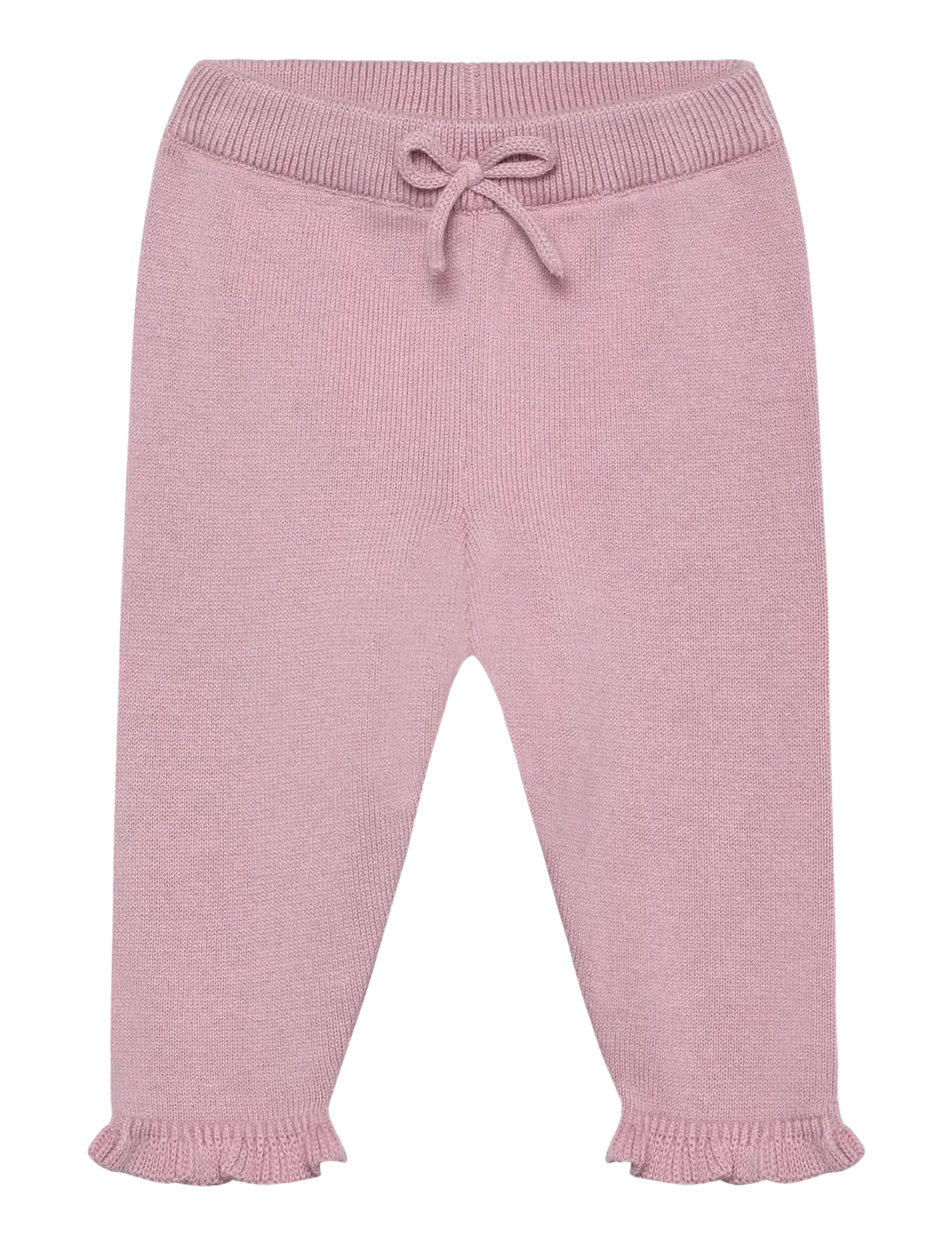 Fixoni Pants Knit, Børn, Strikbukser, Pink, Str: 62