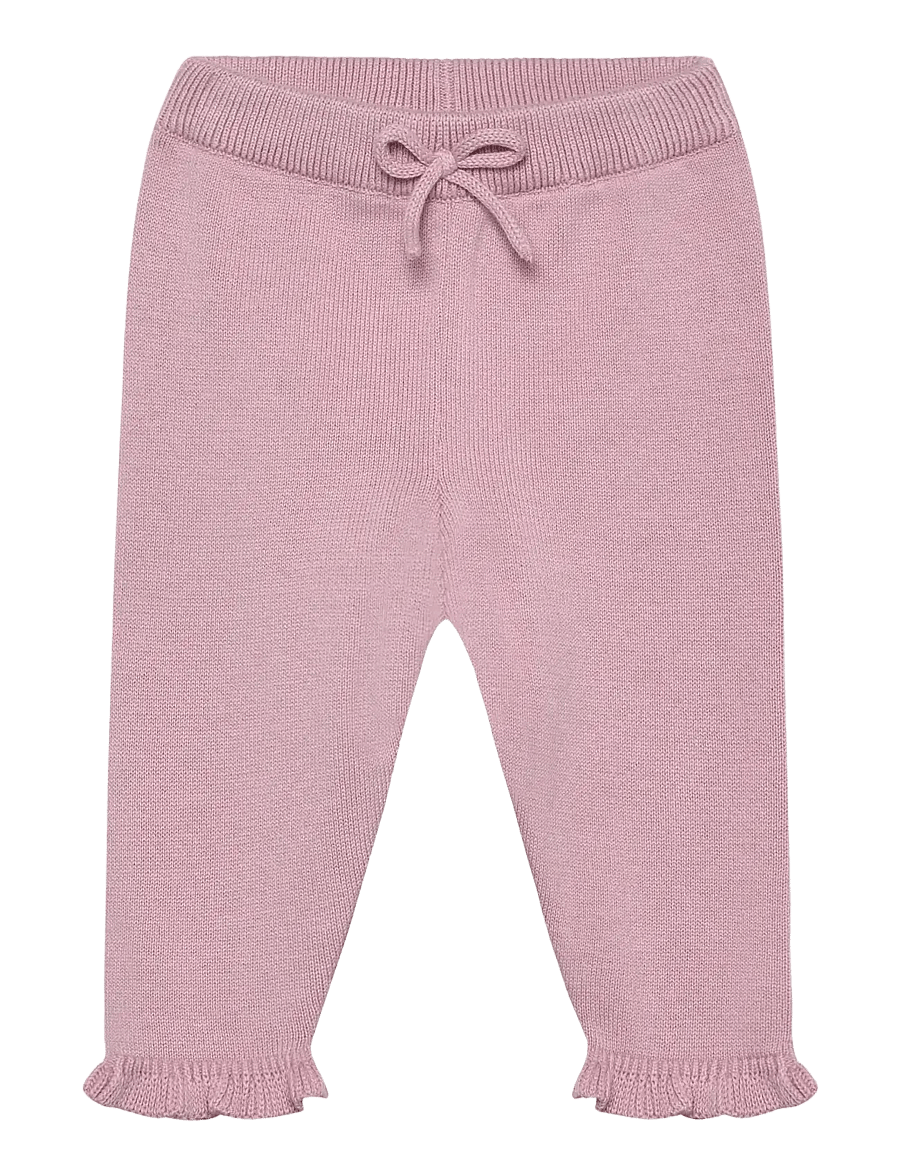 Fixoni - Pants Knit - dressipüksid - bleached mauve - 0