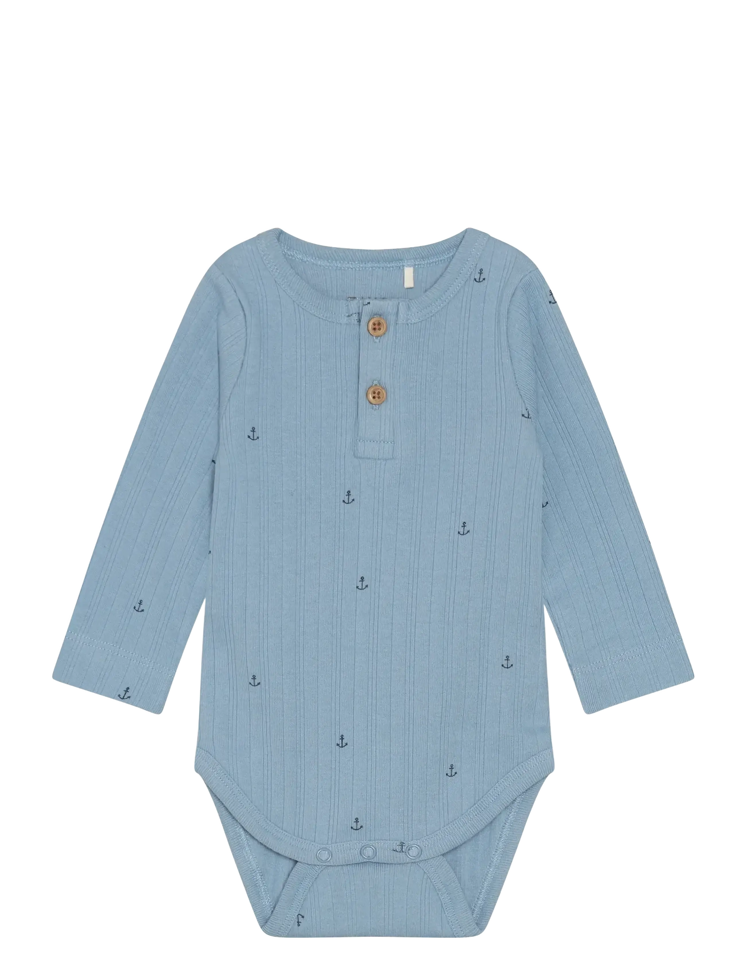 Fixoni Body Ls, 56, Blue, Bodys > Langærmede, Børn