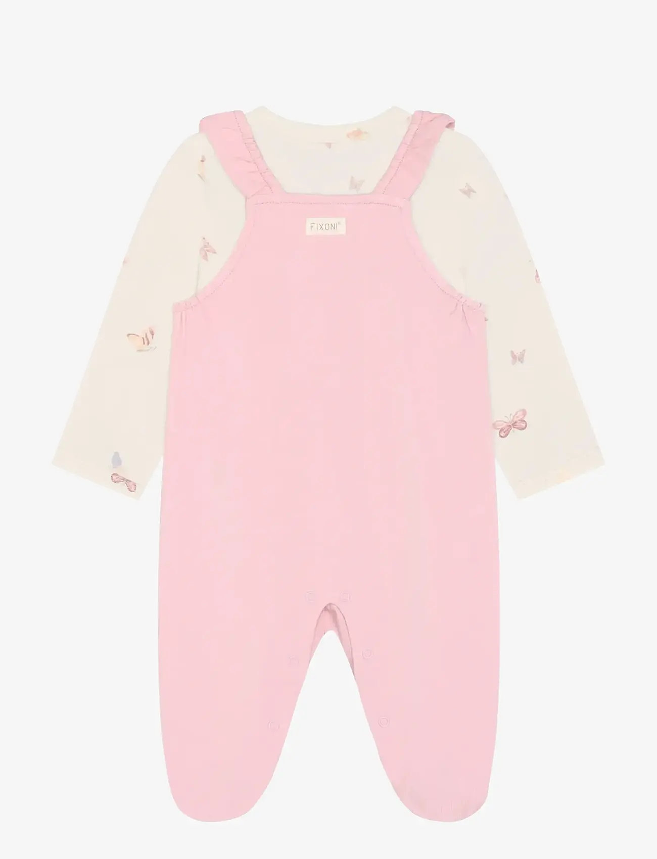 Fixoni - Set w. Body and Romper - sets mit body - bleached mauve - 1