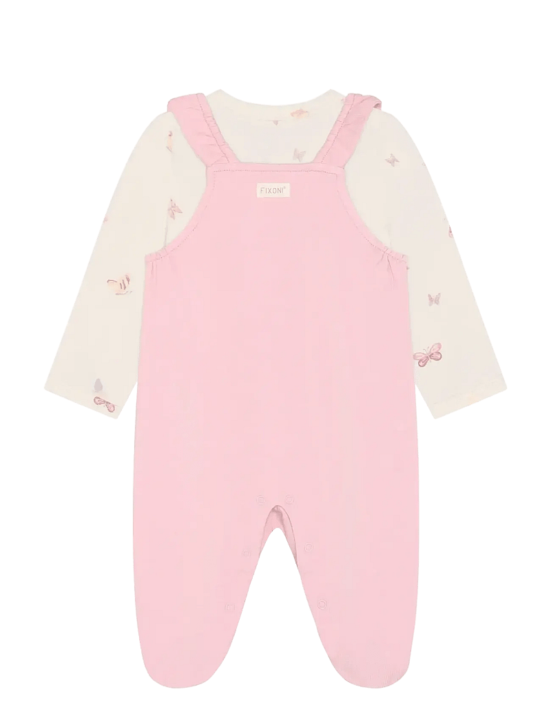 Fixoni - Set w. Body and Romper - sets mit body - bleached mauve - 1