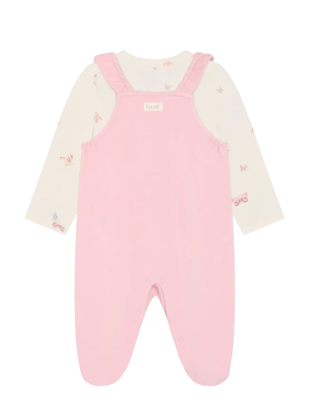 Fixoni - Set w. Body and Romper - gode sommertilbud - bleached mauve - 1