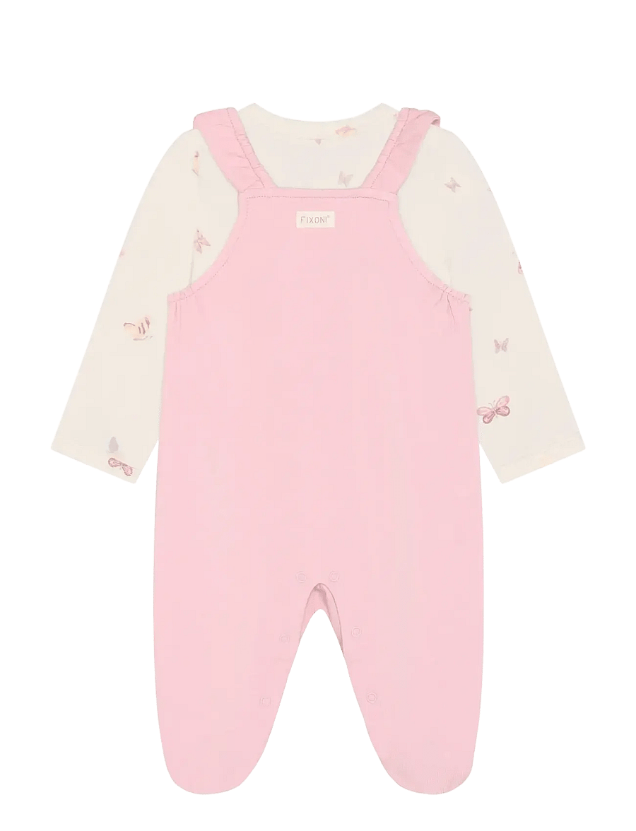 Fixoni - Set w. Body and Romper - sets mit body - bleached mauve - 1
