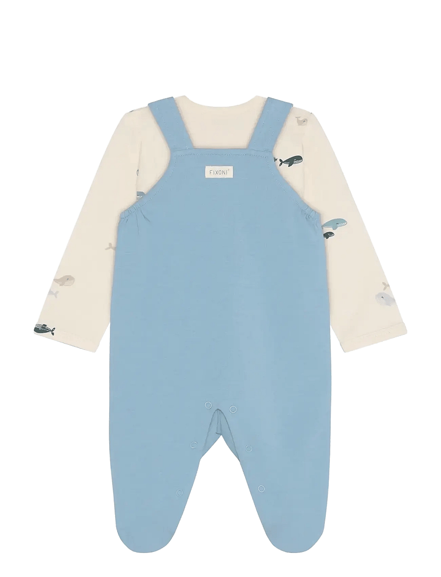 Fixoni - Set w. Body and Romper - sæt med body - mountain spring - 2