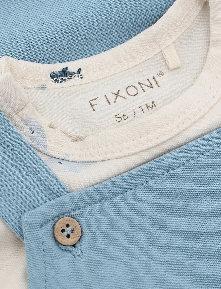 Fixoni - Set w. Body and Romper - sæt med body - mountain spring - 5