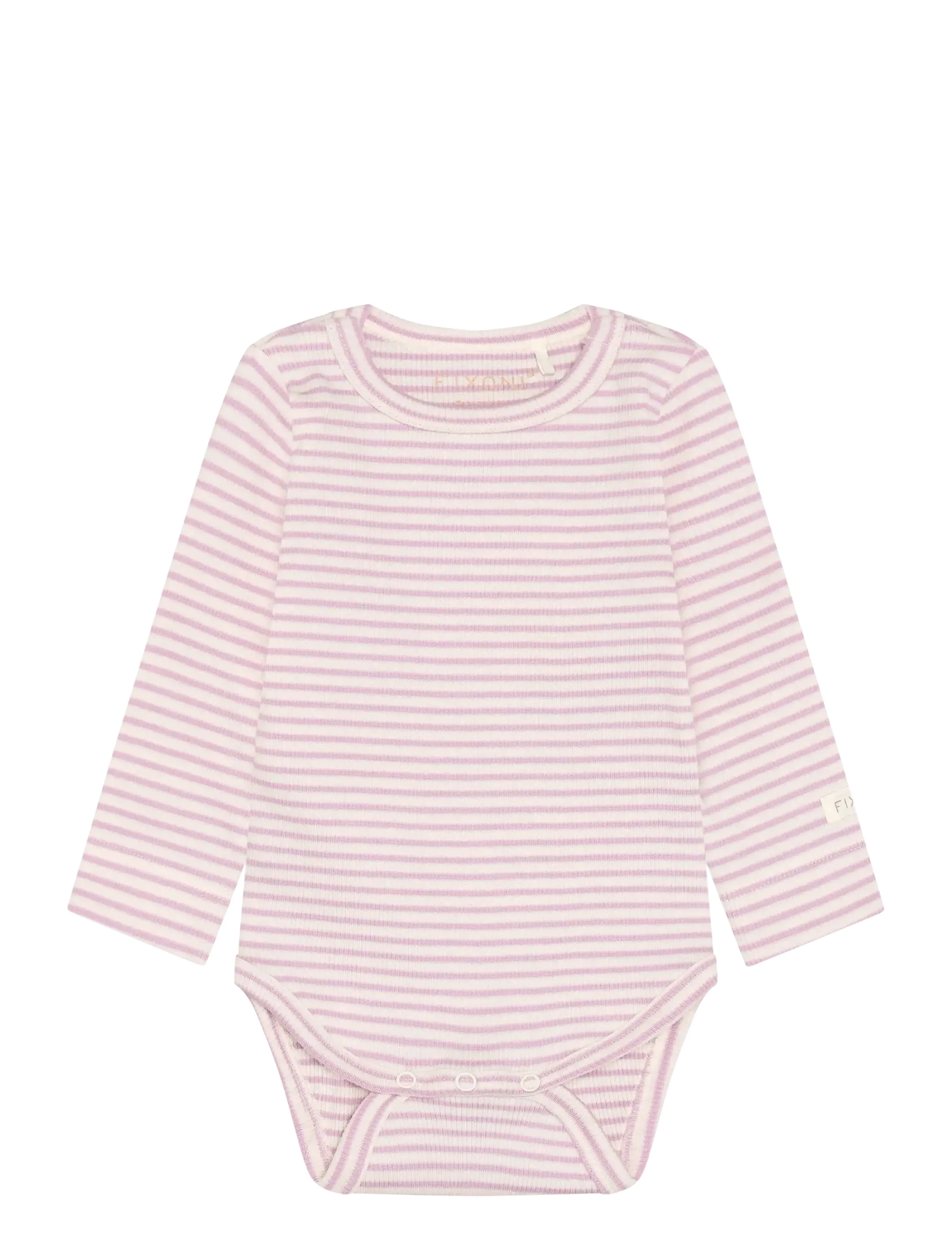 Fixoni Body Ls Rib, 74, Pink, Bodys > Langærmede, Børn