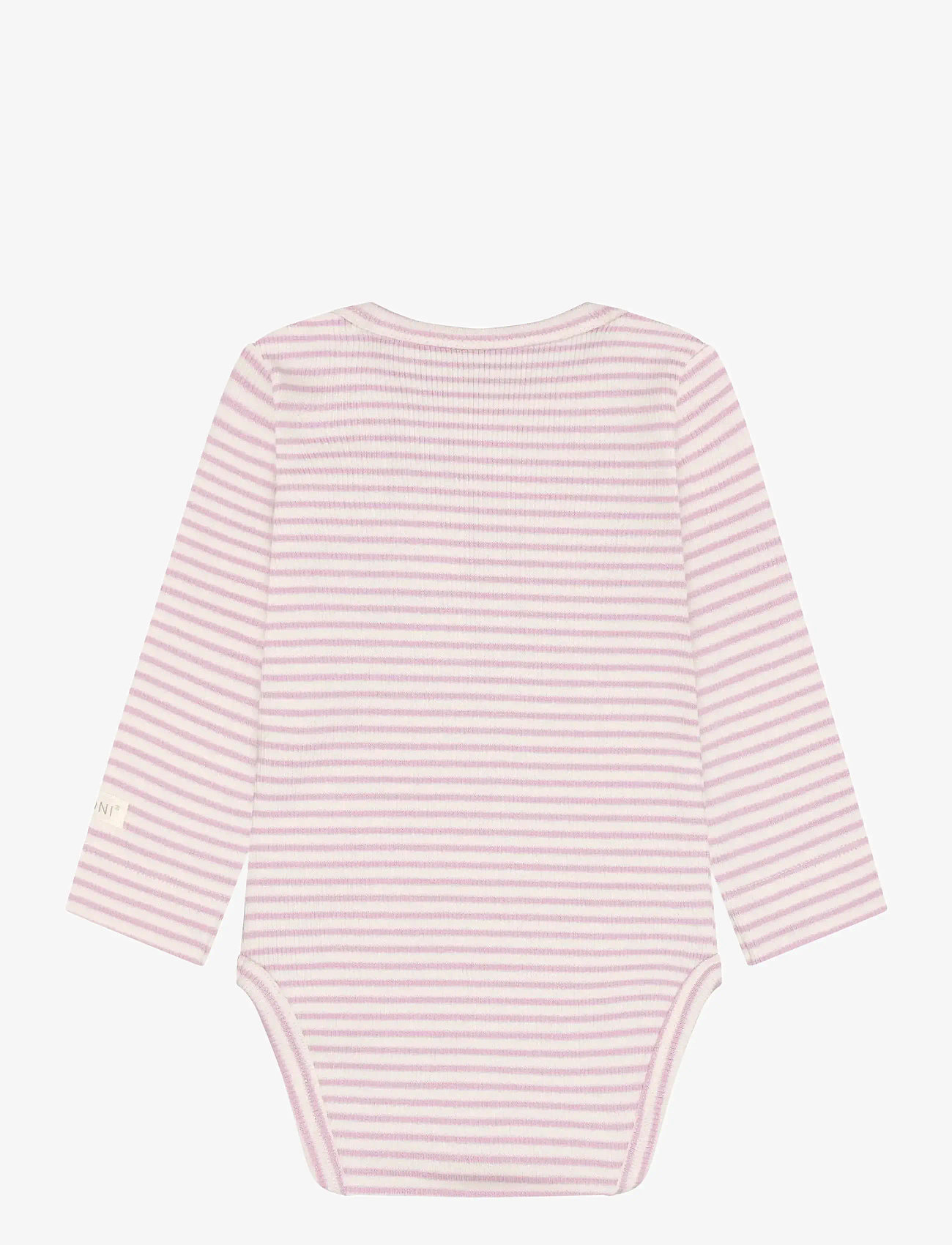 Fixoni - Body LS Rib - pikkade varrukatega - bleached mauve - 1