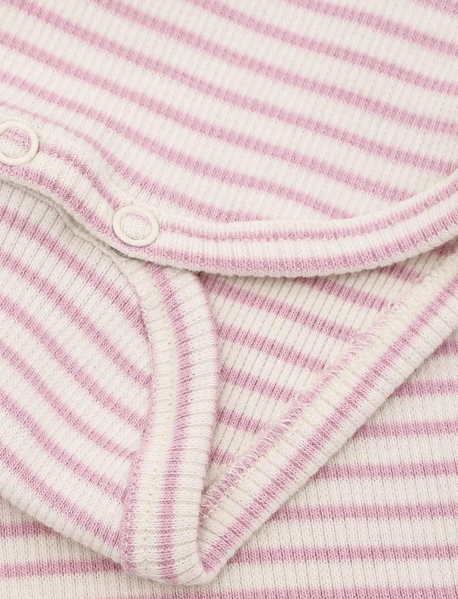 Fixoni - Body LS Rib - langærmede - bleached mauve - 2