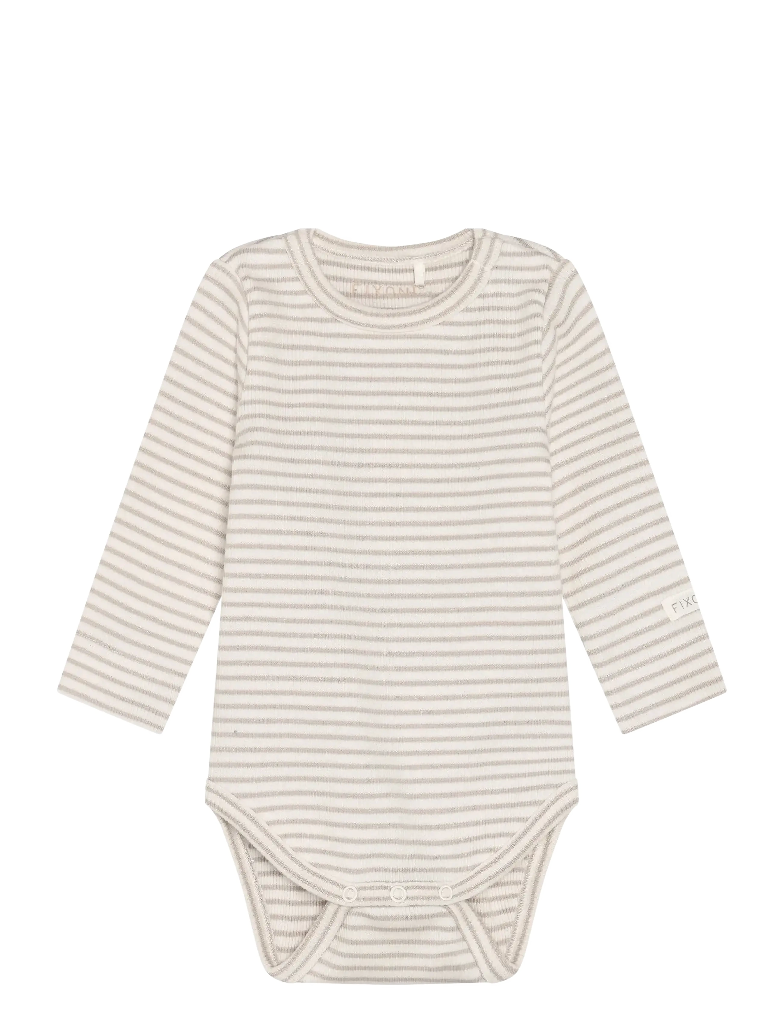 Fixoni Body LS Rib - Bodies - PURE CASHMERE / beige